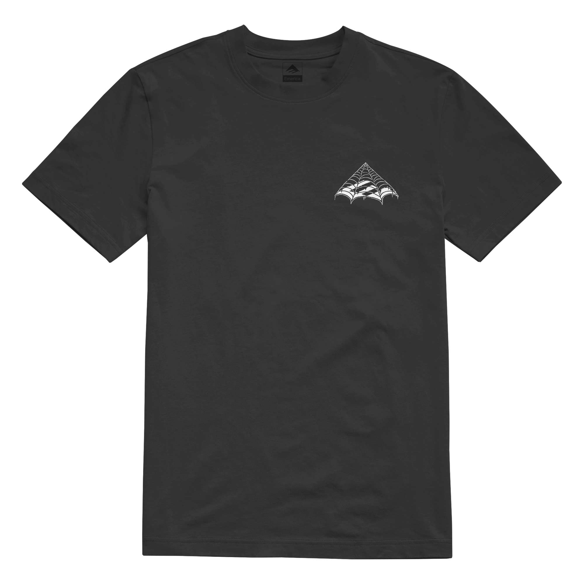 EMERICA T-Shirt CREATURE TRIANGLE WEB black