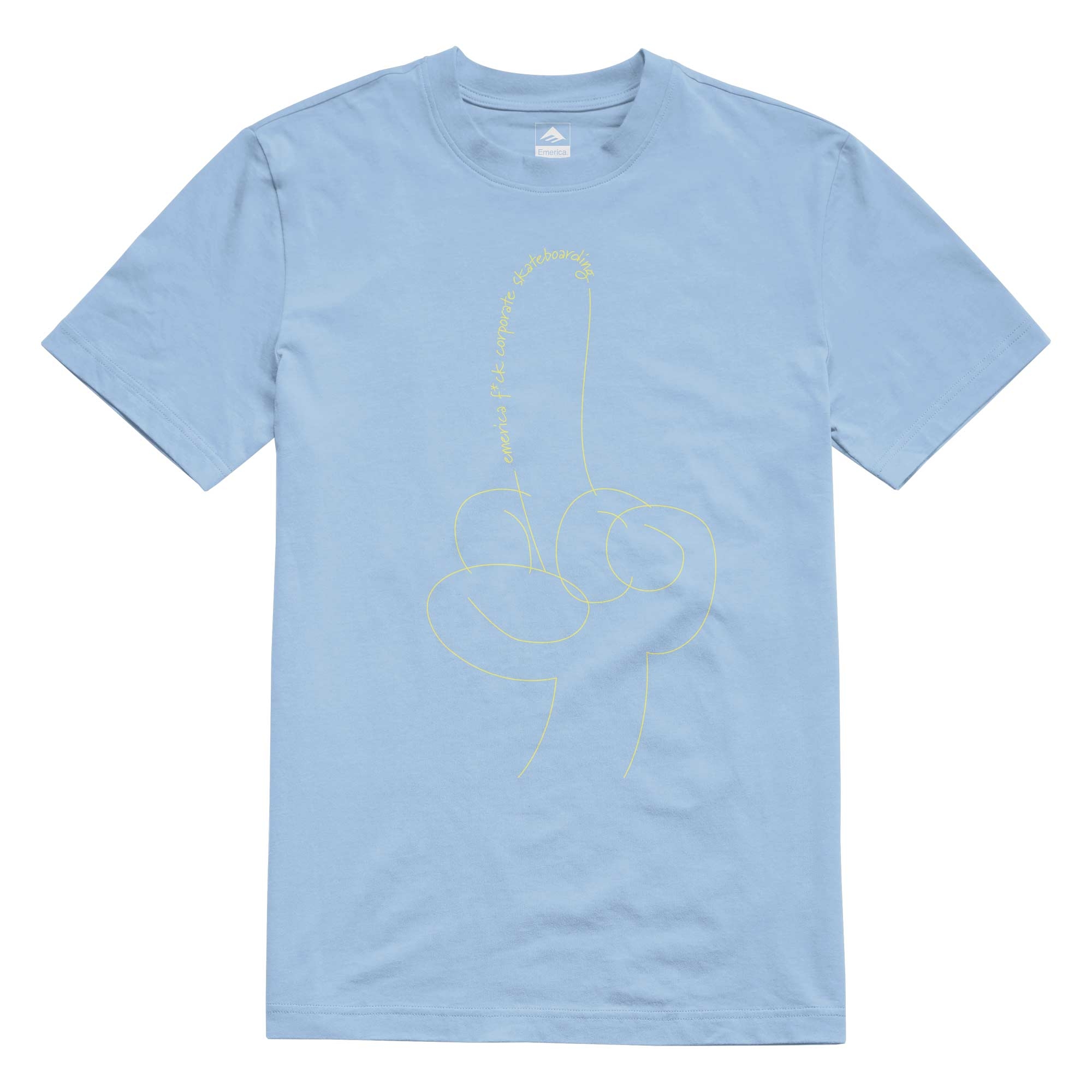 EMERICA T-Shirt EFF CORPORA light blue