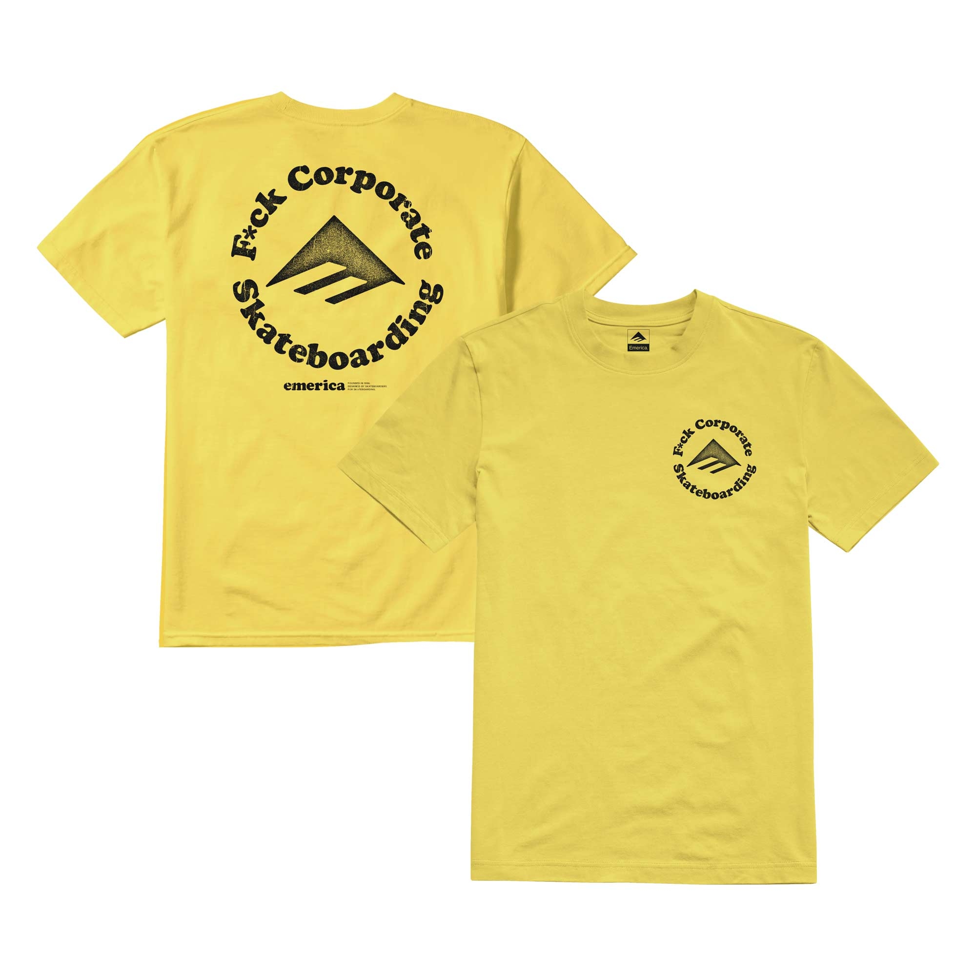 EMERICA T-Shirt EFF CORPORA 2 yellow