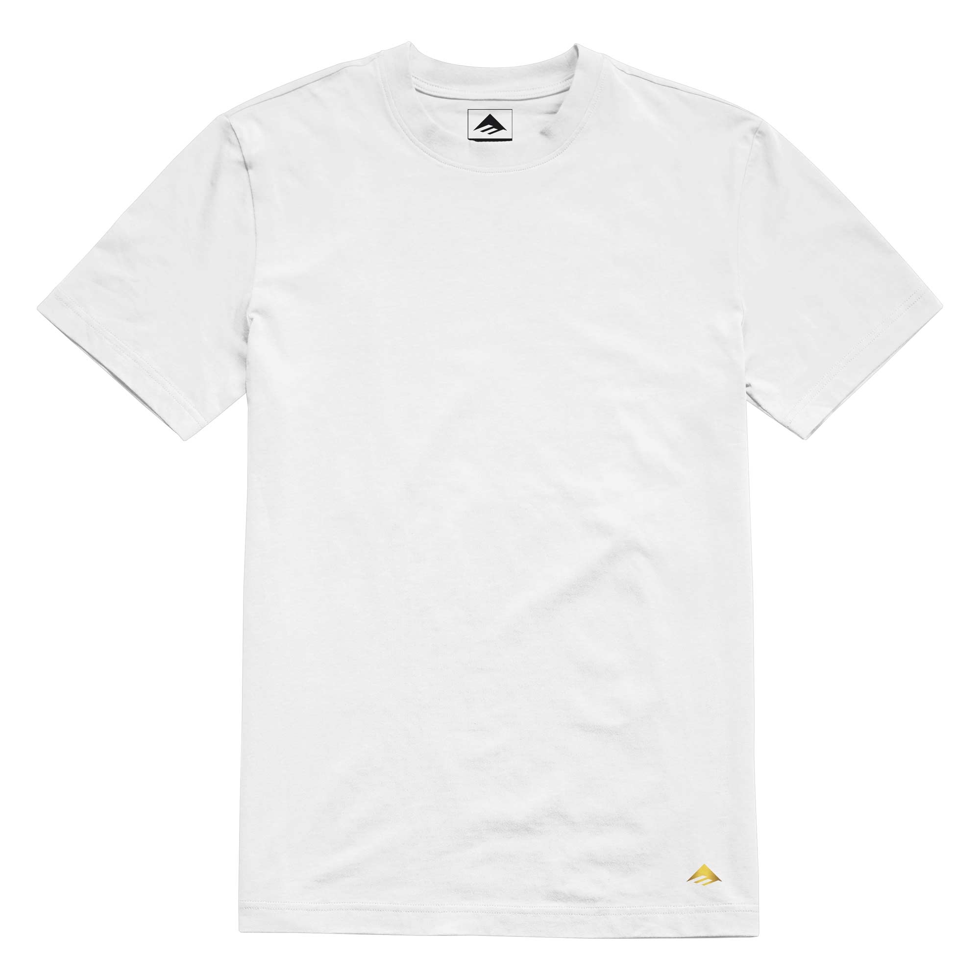 EMERICA T-Shirt MICRO TRIANGLE white