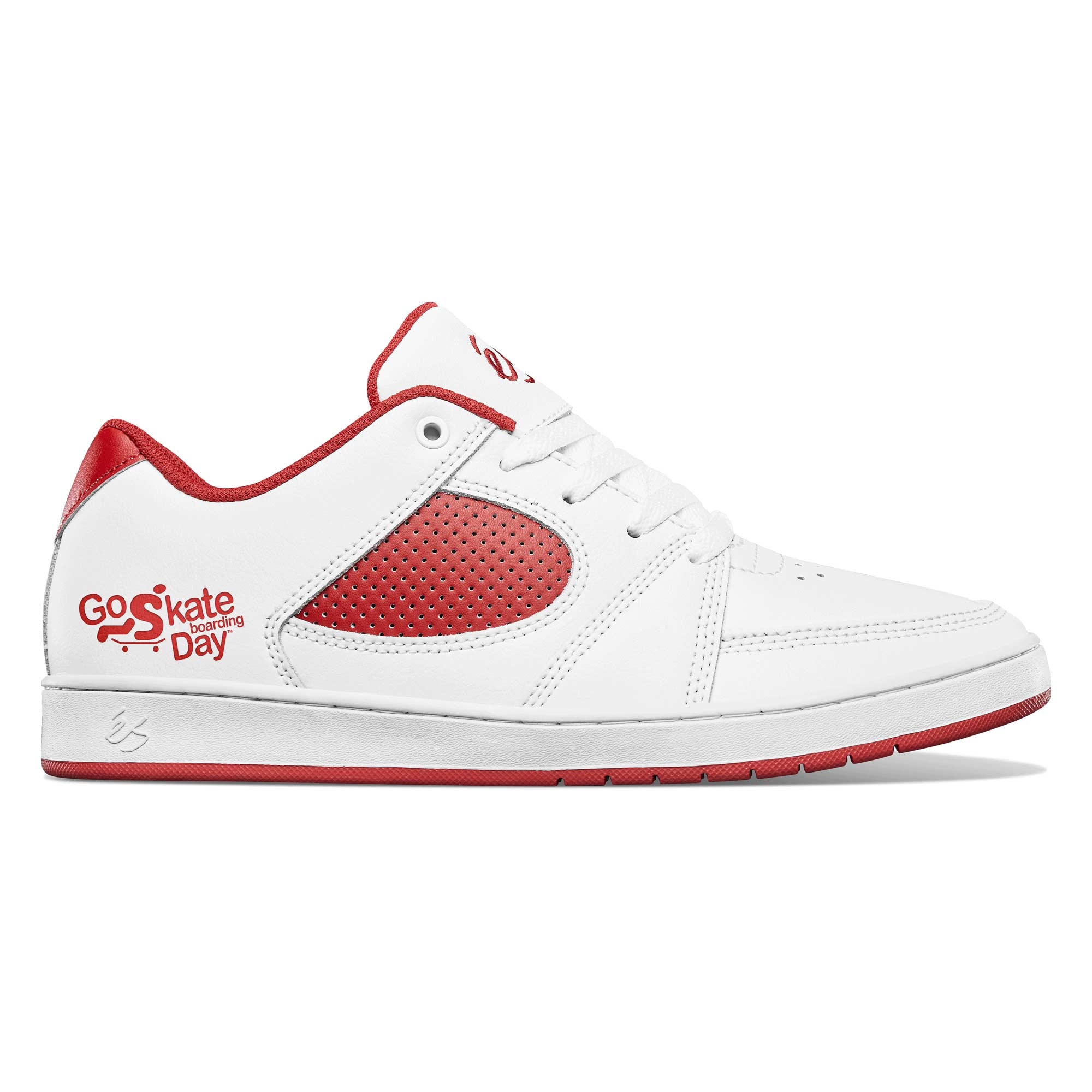eS SKB Shoe ACCEL SLIM X SKATEBOARDING DAY whi/red white/red