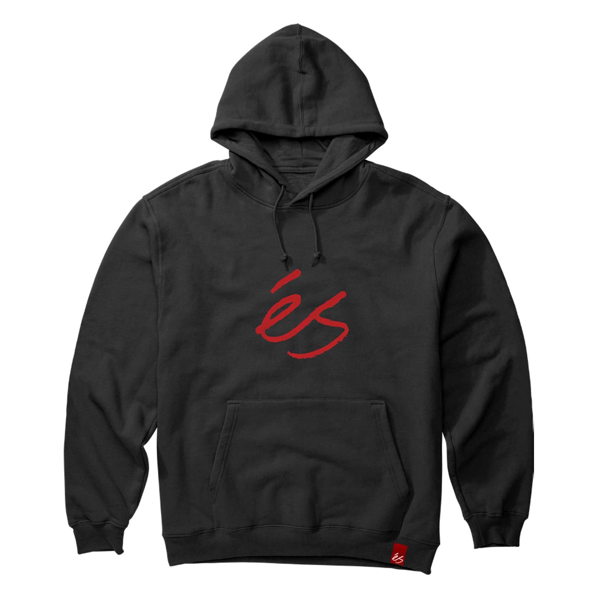 eS SKB Sweat SCRIPT 2 HOODIE black/red