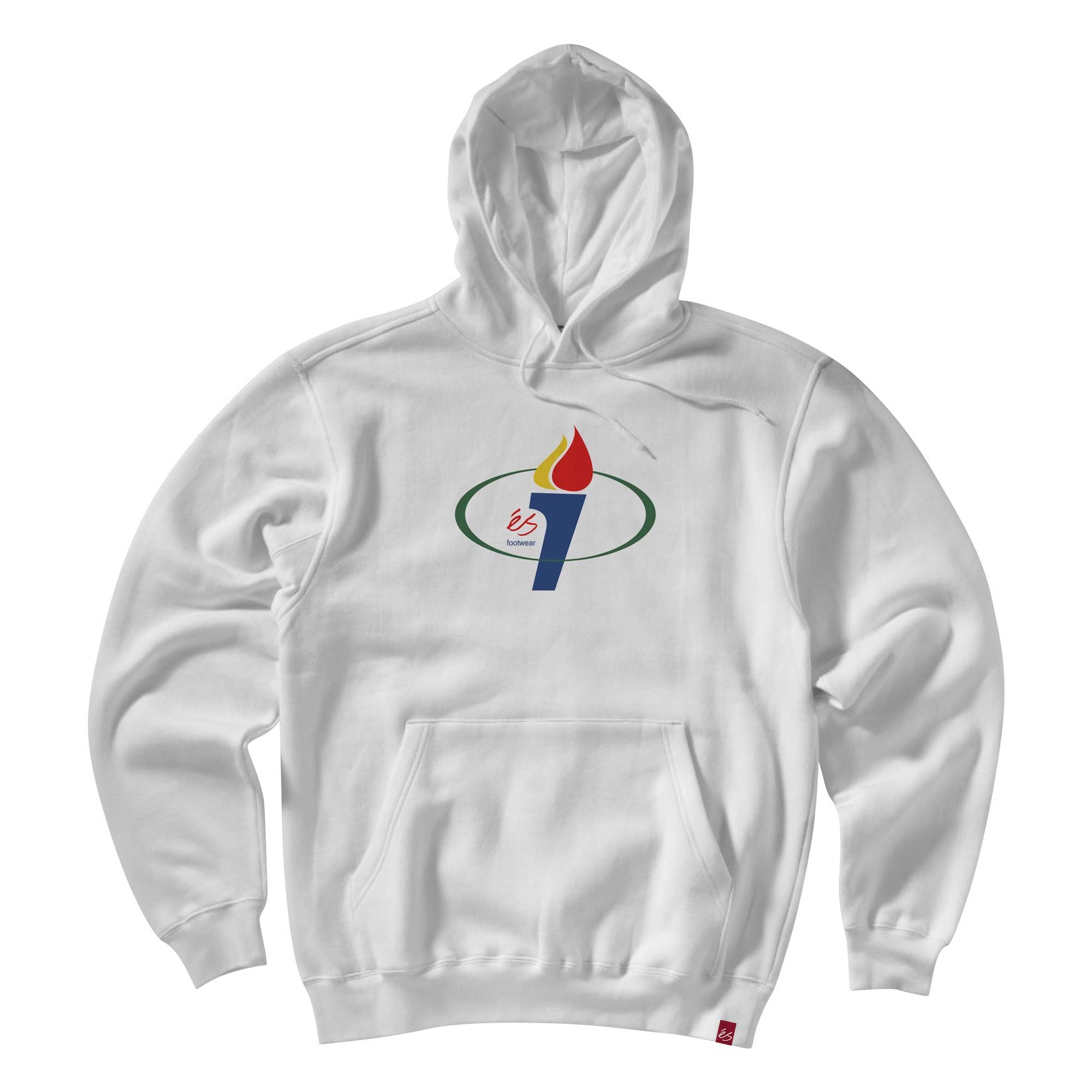 eS SKB Sweat TORCH HOODIE white