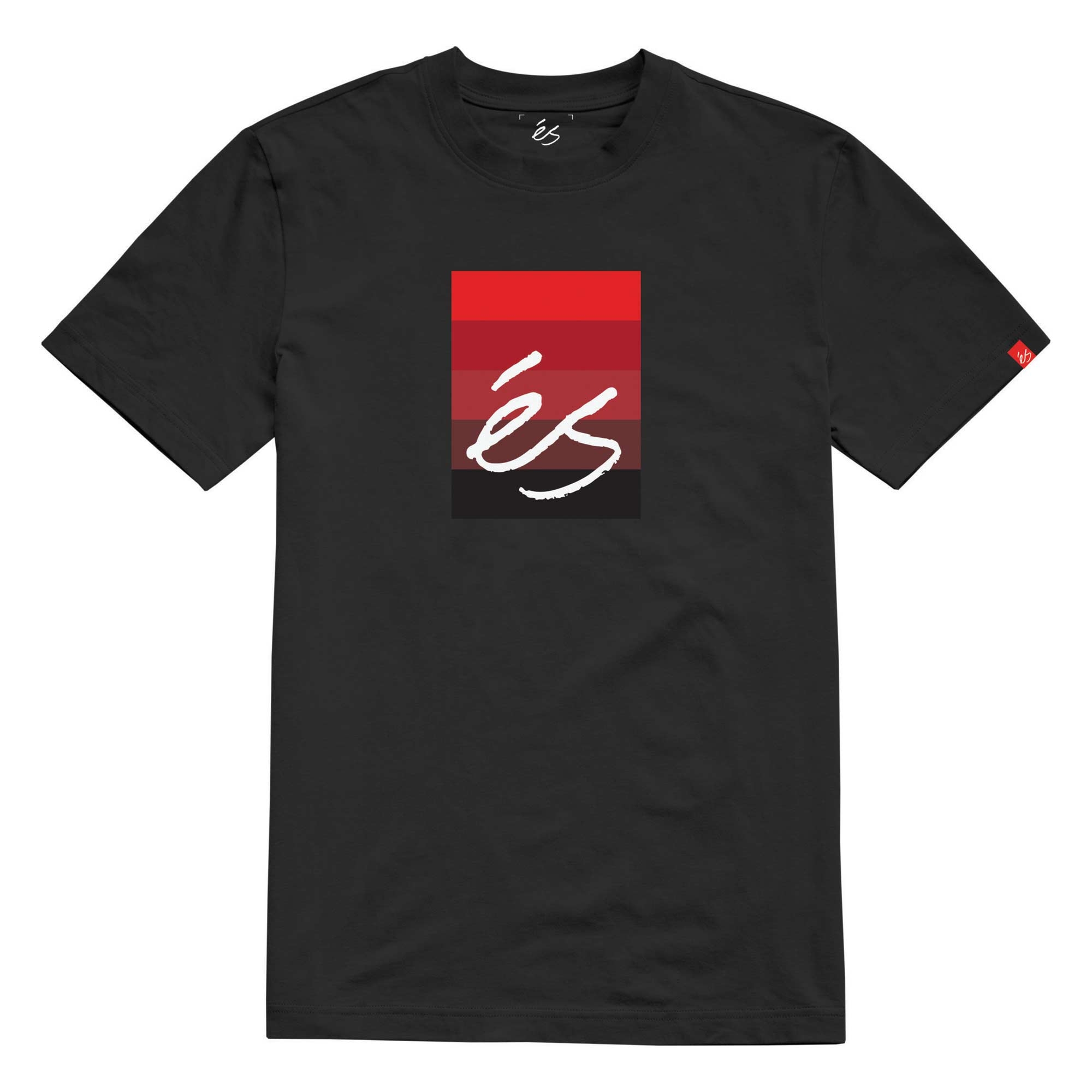 eS SKB T-Shirt BLOCK GRADIENT SS black/purple