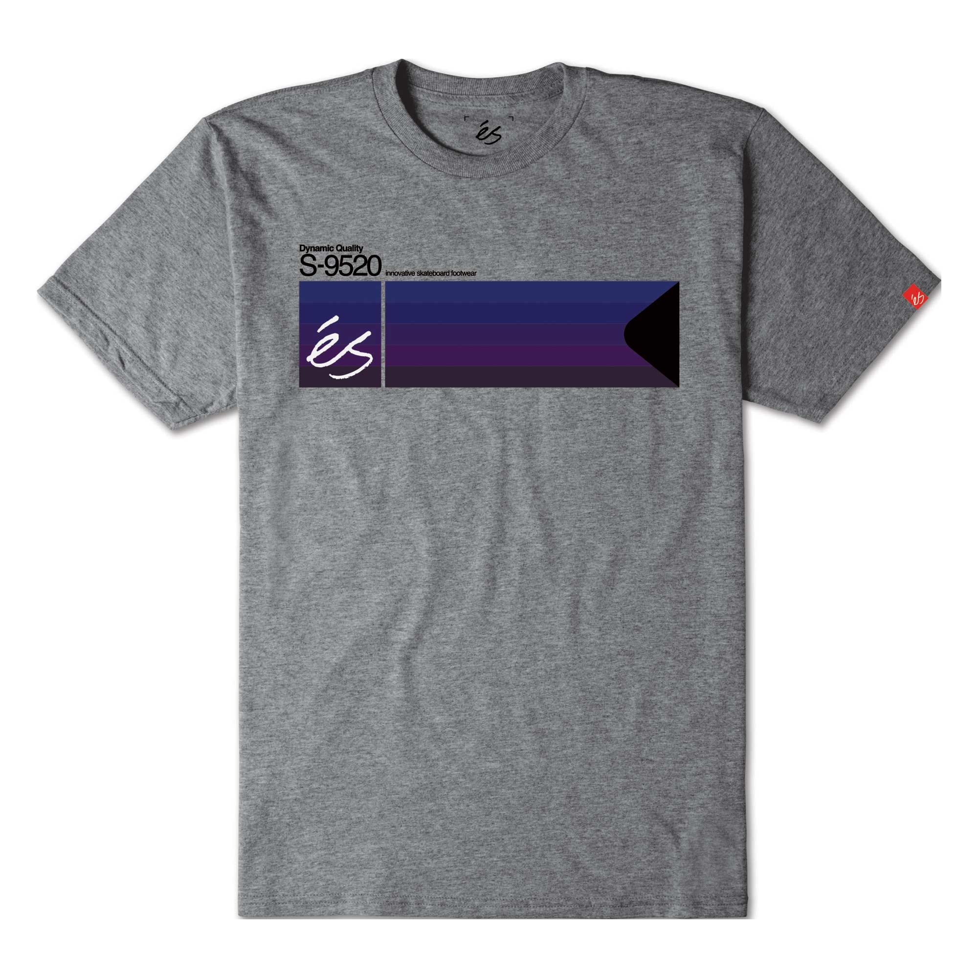 eS SKB T-Shirt DYNAMIC QUALITY SS grey/heather