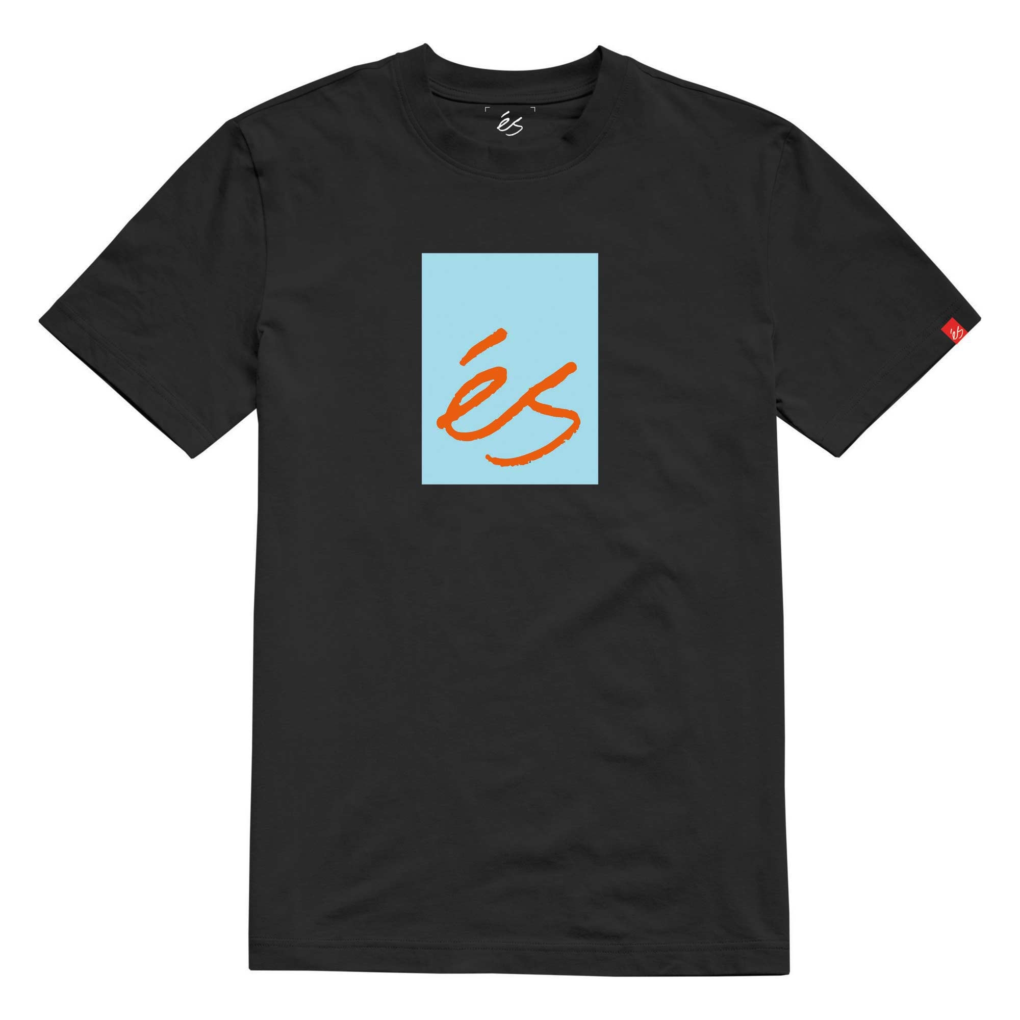 eS SKB T-Shirt MAIN BLOCK 2 (groß hell) black/light blue
