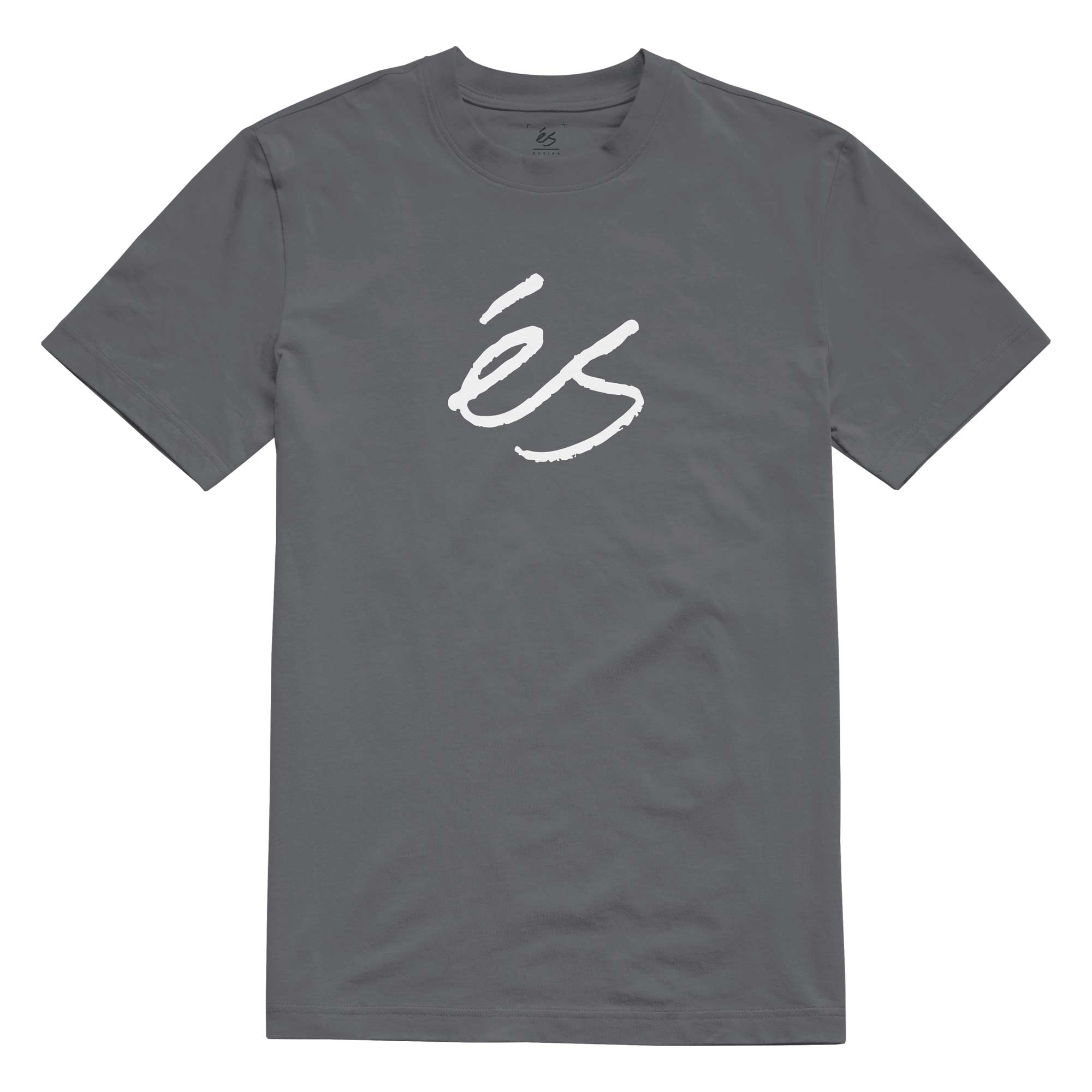 eS SKB T-Shirt SCRIPT MID charcoal