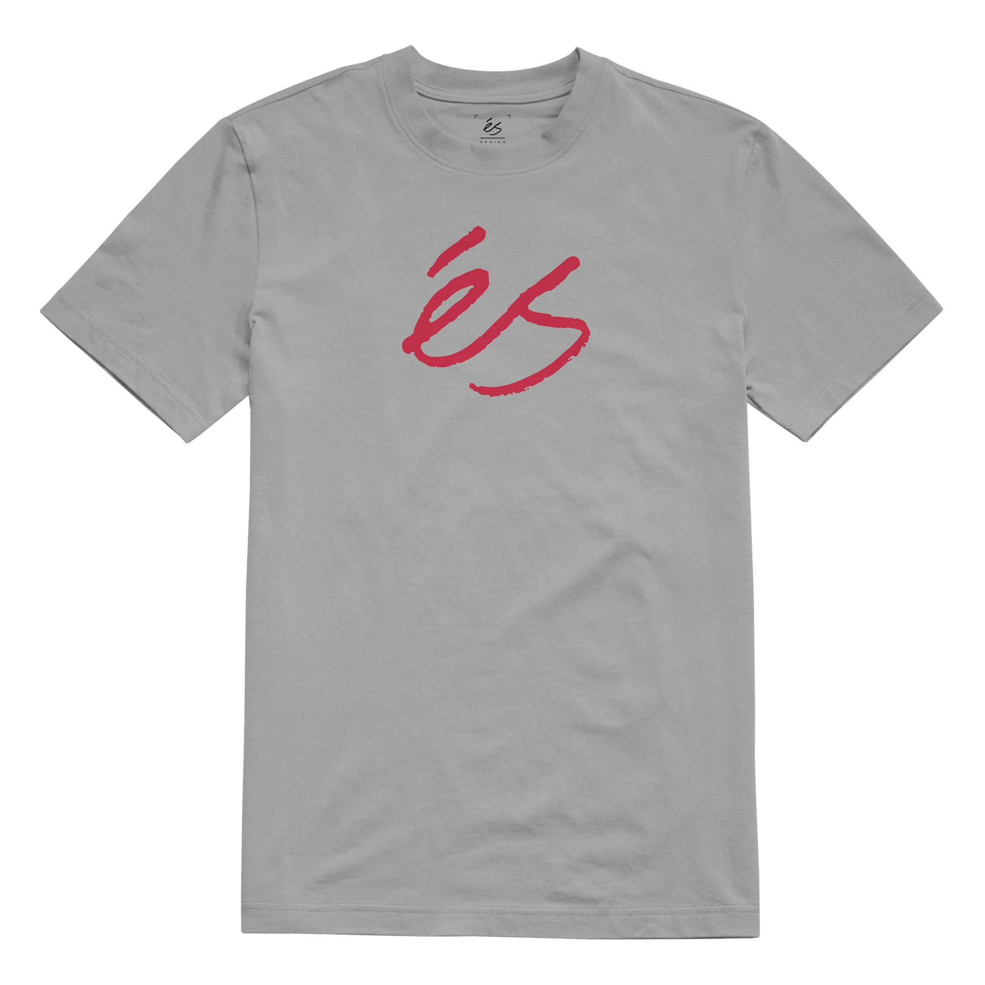 eS SKB T-Shirt SCRIPT MID silver