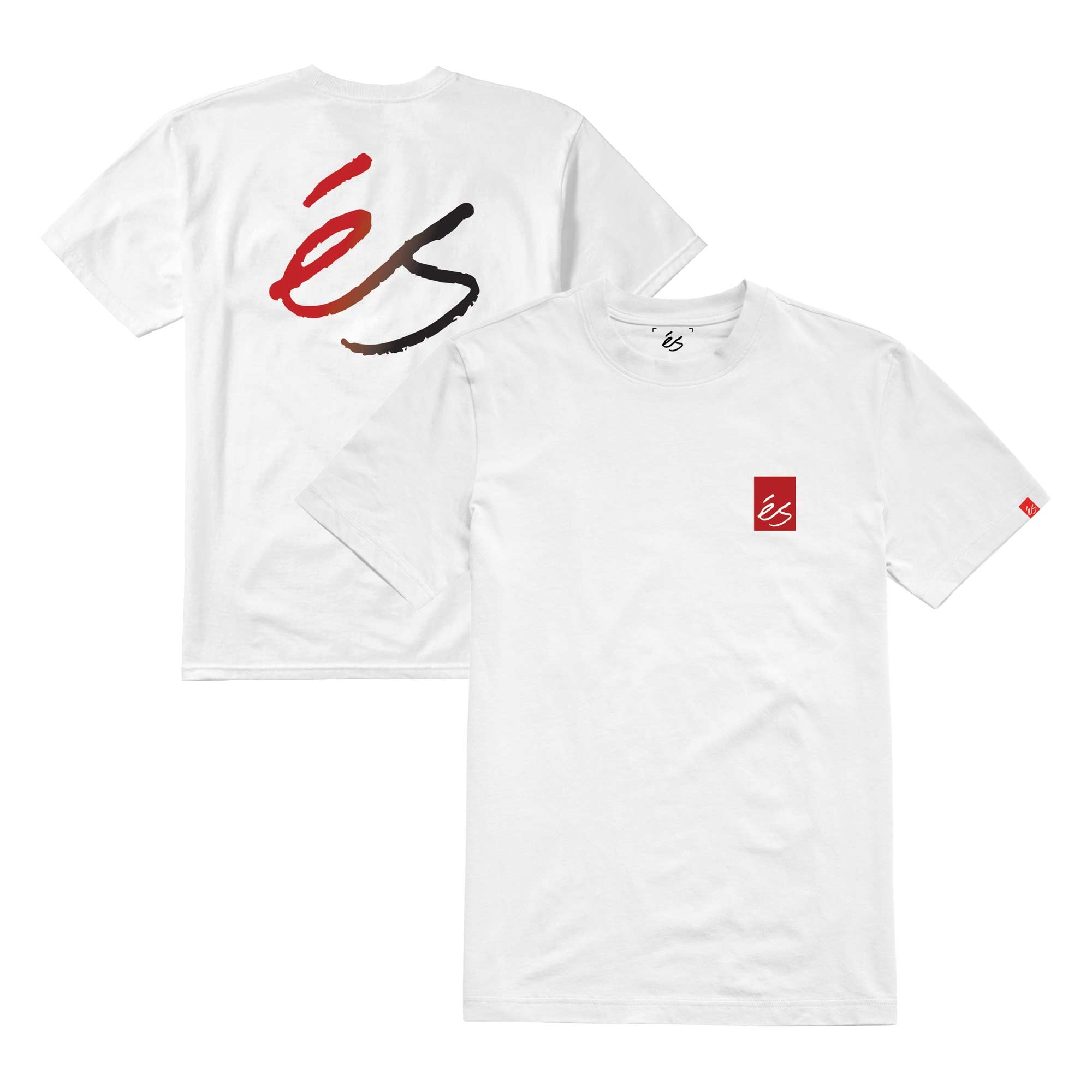 eS SKB T-Shirt TEAM FADE white