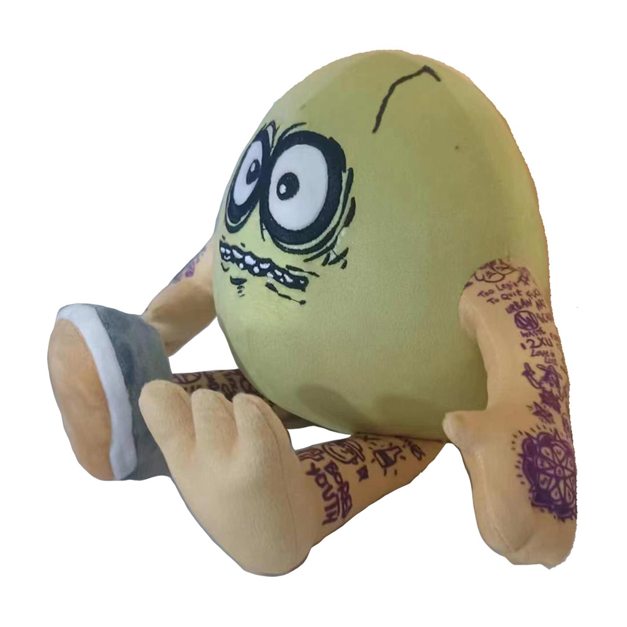 HEROIN Acc. Toy ROTTEN EGG PLUSH TOY, beige -