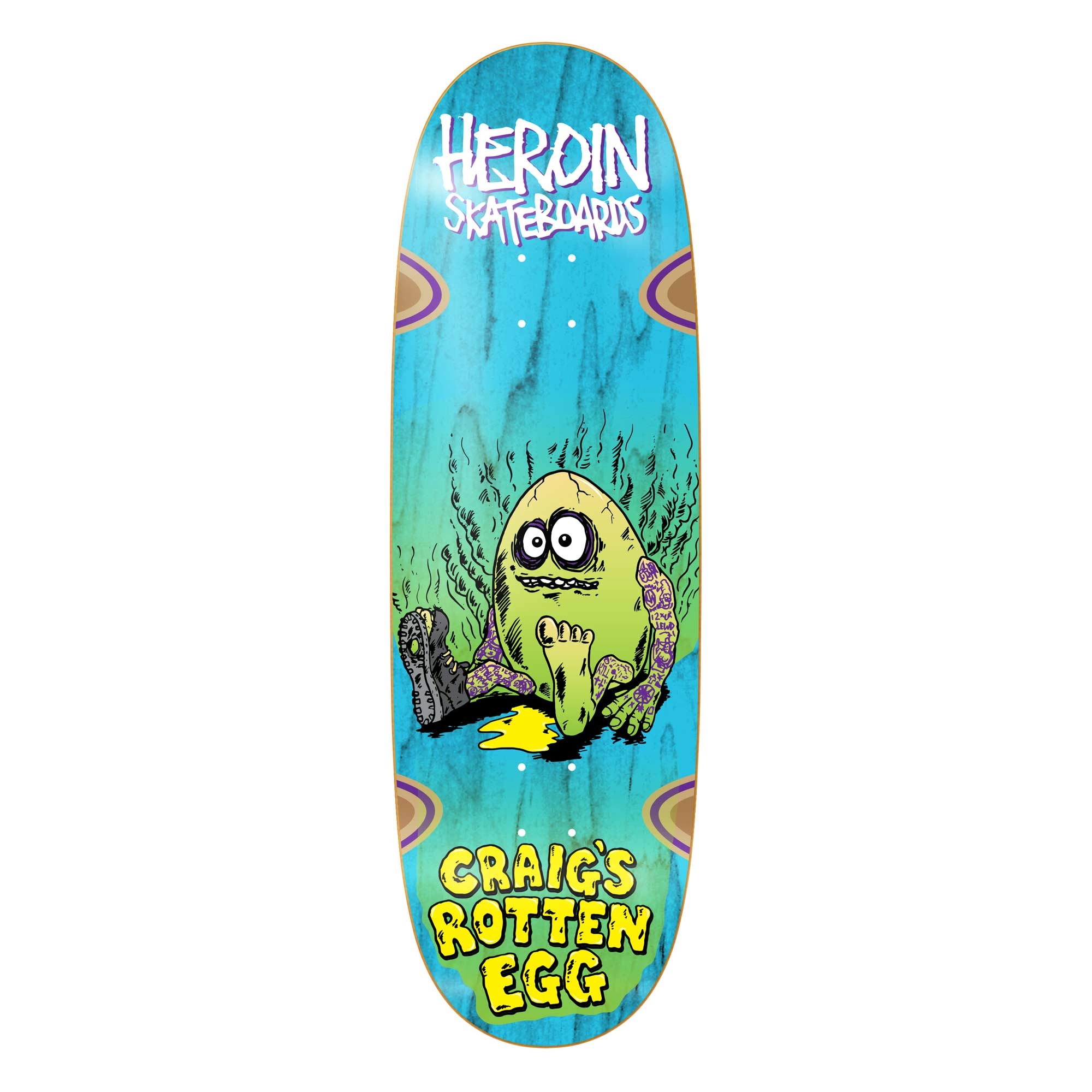 HEROIN Deck CRAIG´S ROTTEN EGG CQ 10.0, assorted 10.0''