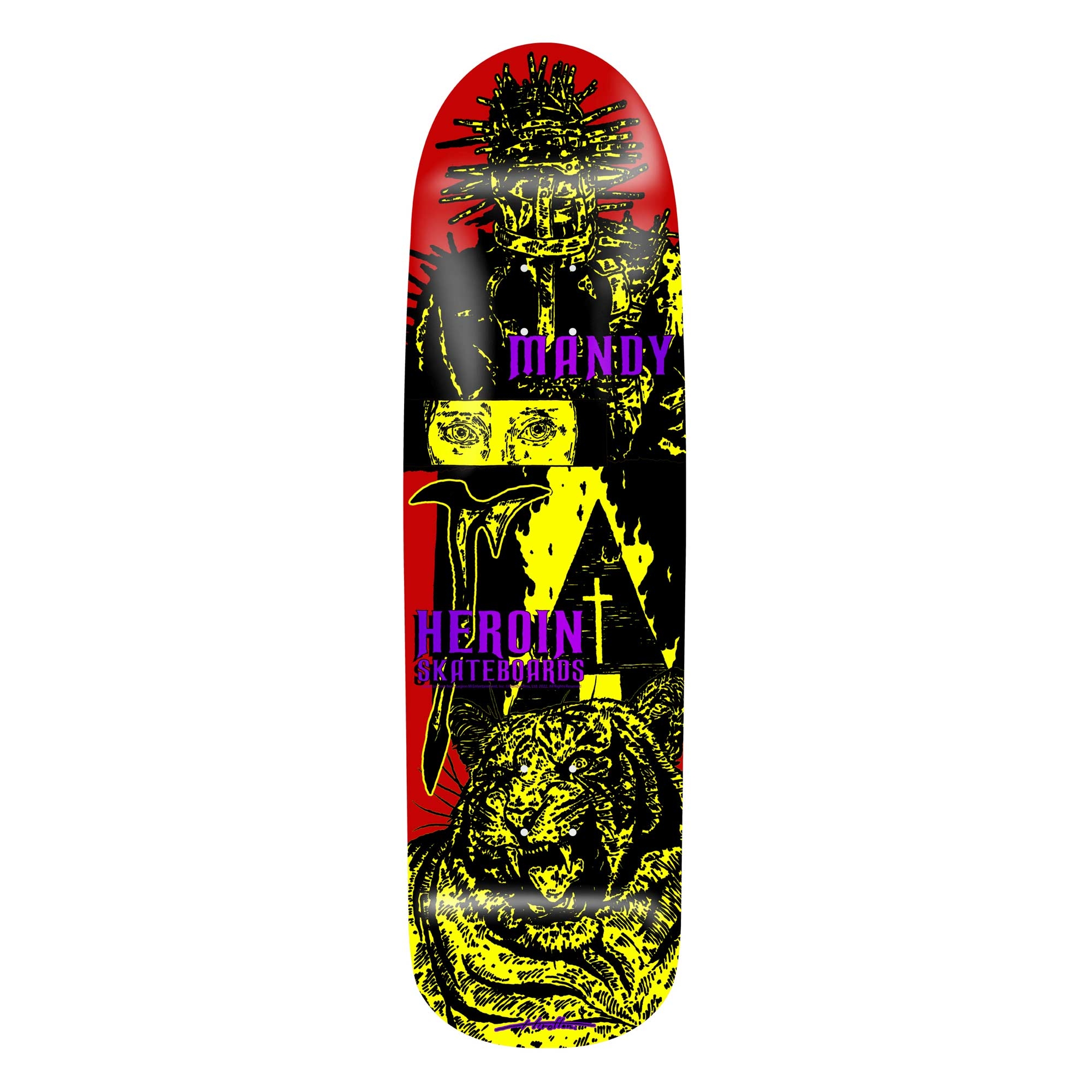 HEROIN Deck MANDY X HIROTTON 9.4, xassorted 9.4''