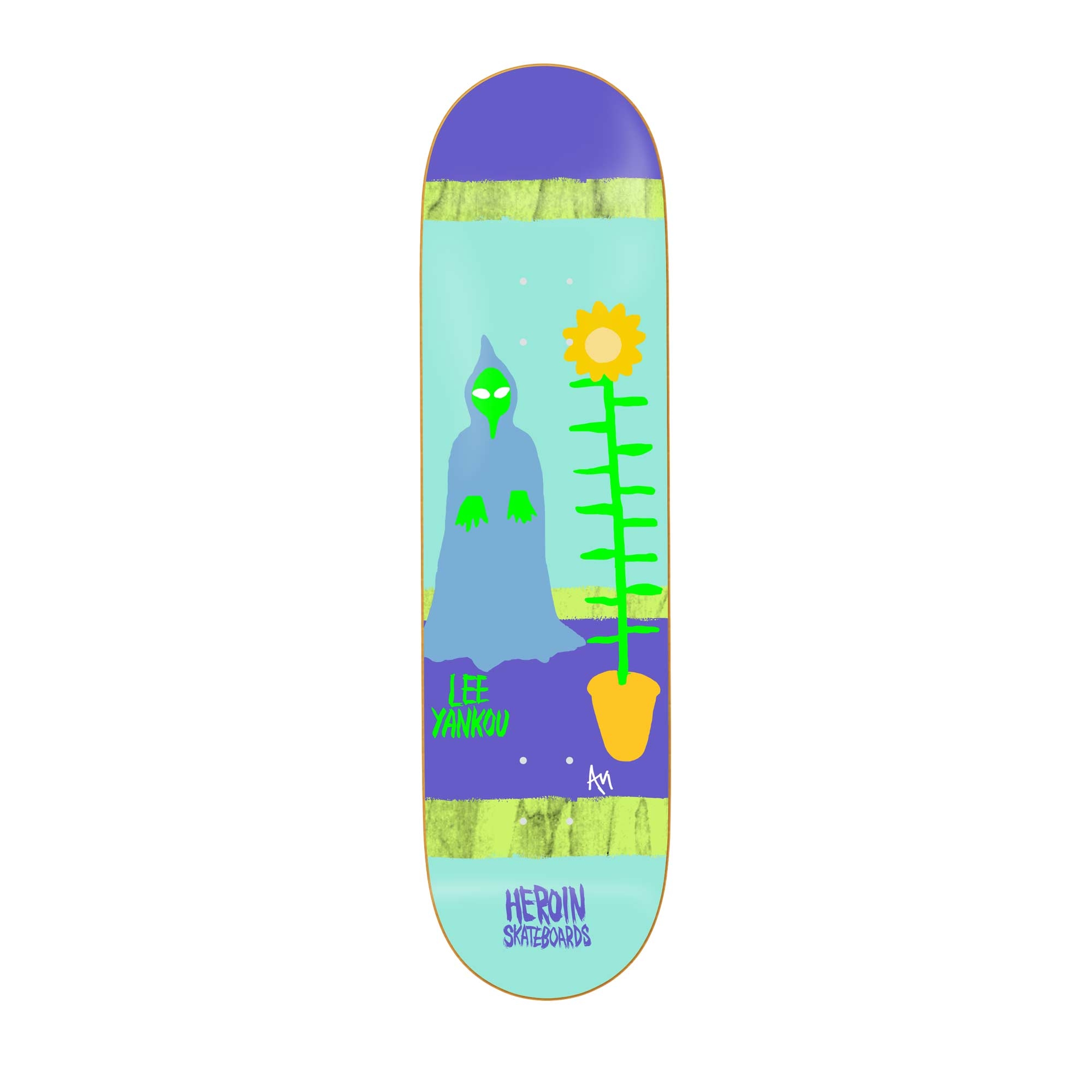 HEROIN Deck PAPILLON LY 8.5, bunt 8.5''