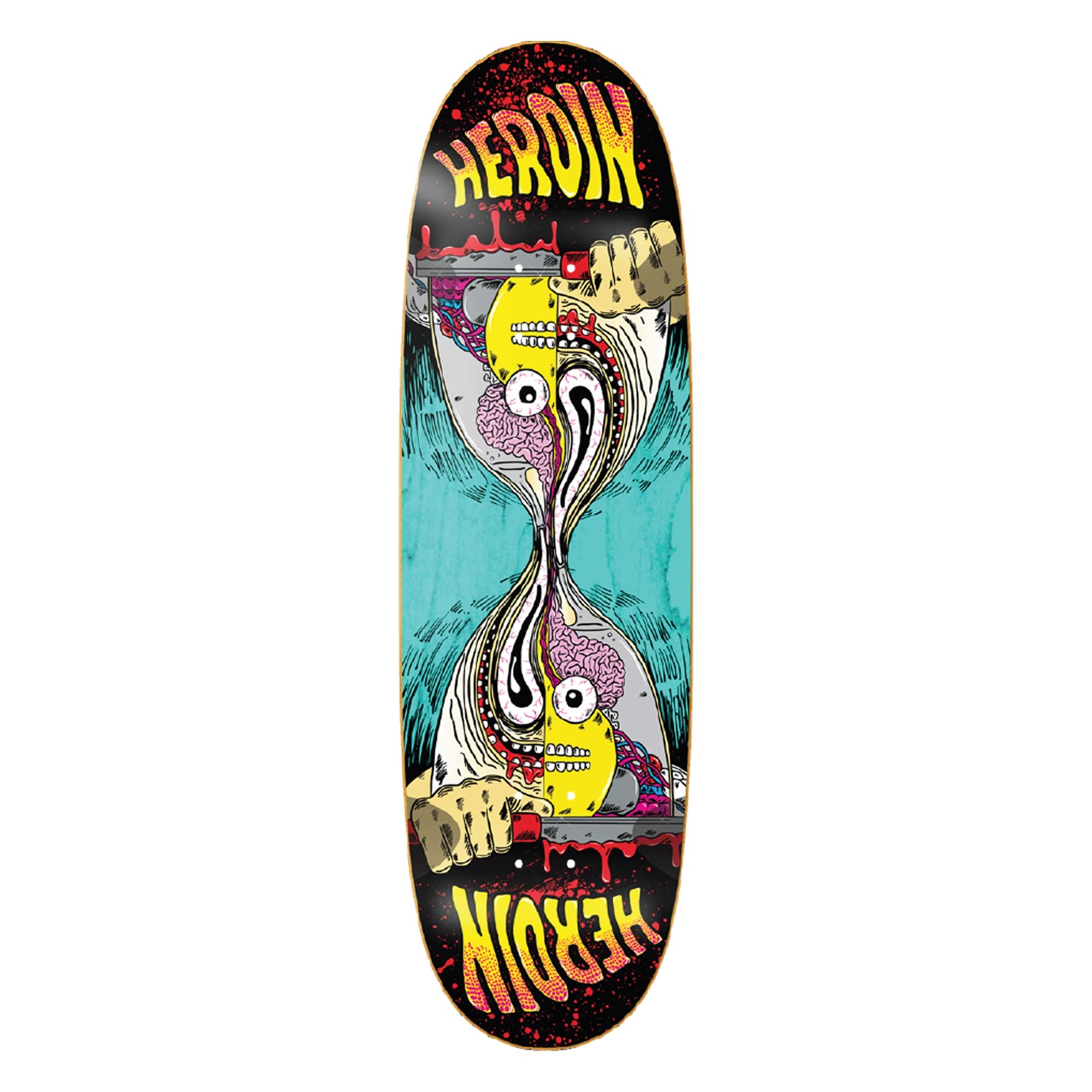 HEROIN Deck RAZOREGG ANATOMY MERGED 9.25, assorted 9.2''