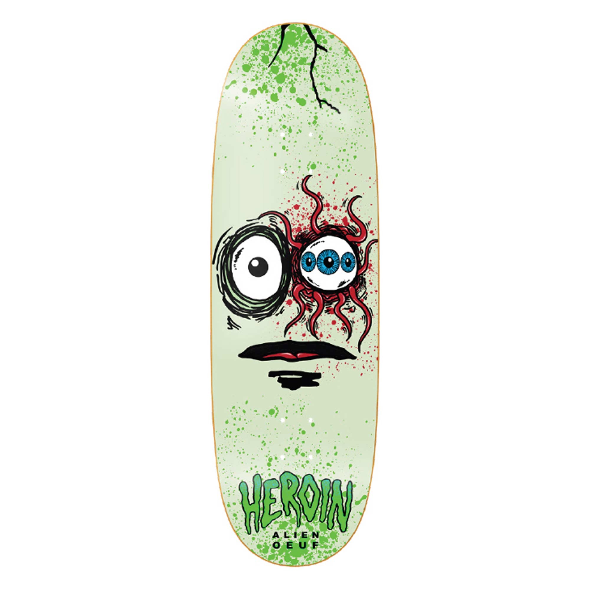 HEROIN Deck SPACE EGG 3 10.0, mint 10.0''