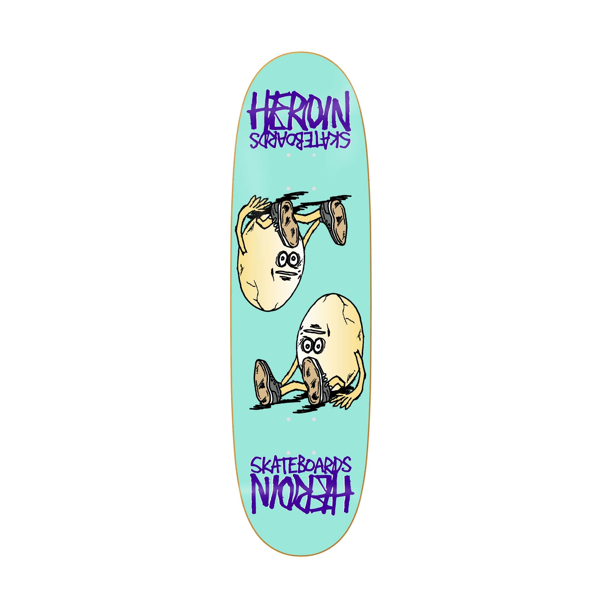HEROIN Deck SYMMETRICAL 8.75 mint