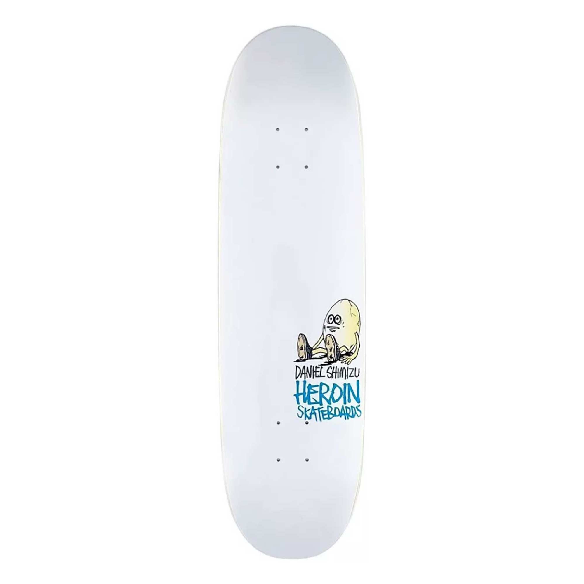 HEROIN Deck  THE EGG DS 8.5, weiss 8.5''