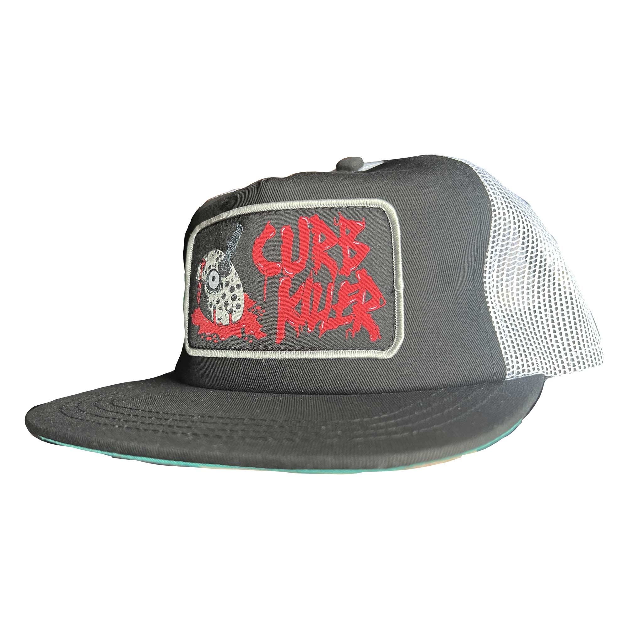 HEROIN Cap CURB KILLER Trucker Hat, black/white