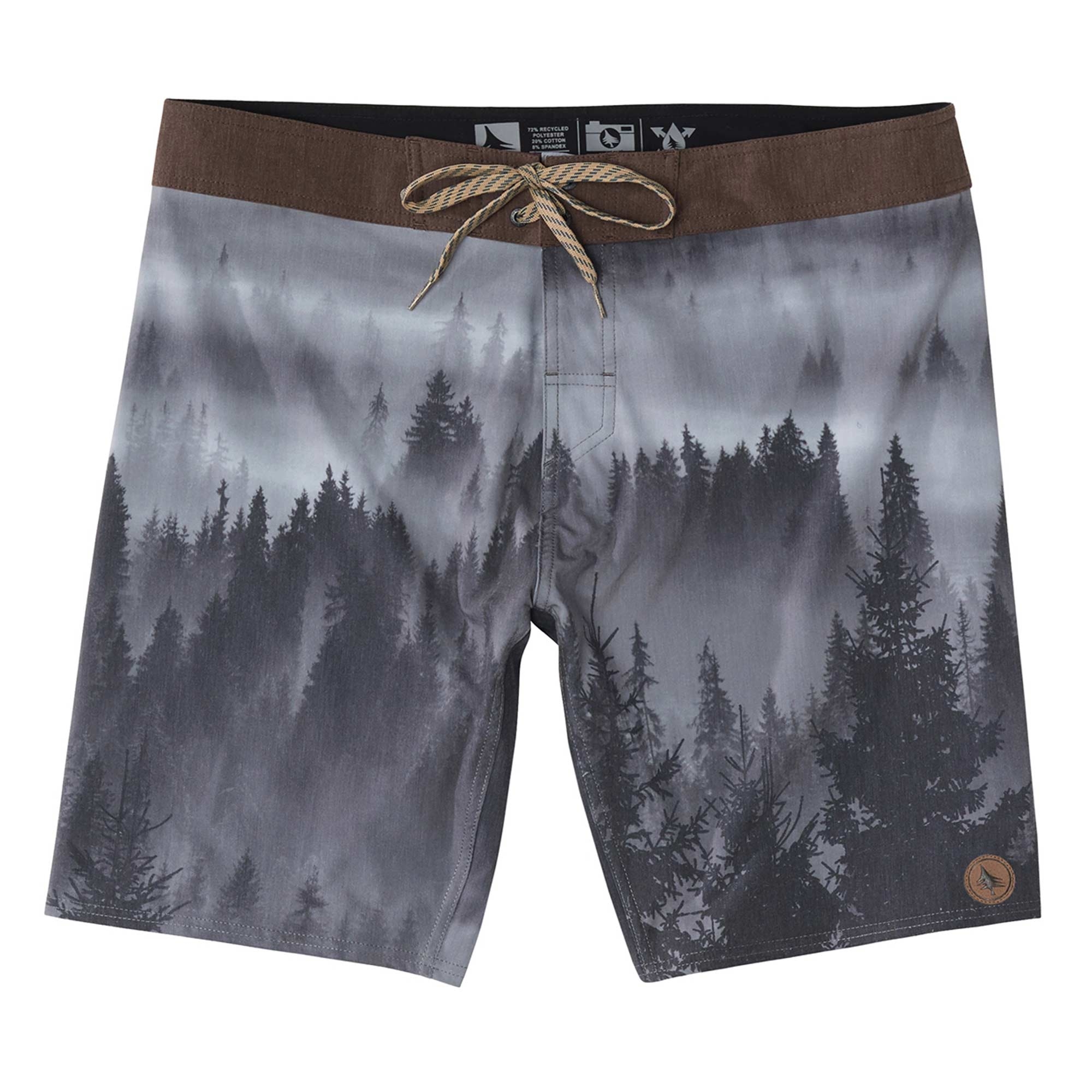 HIPPYTREE Boardshort TREETOP TRUNK charcoal