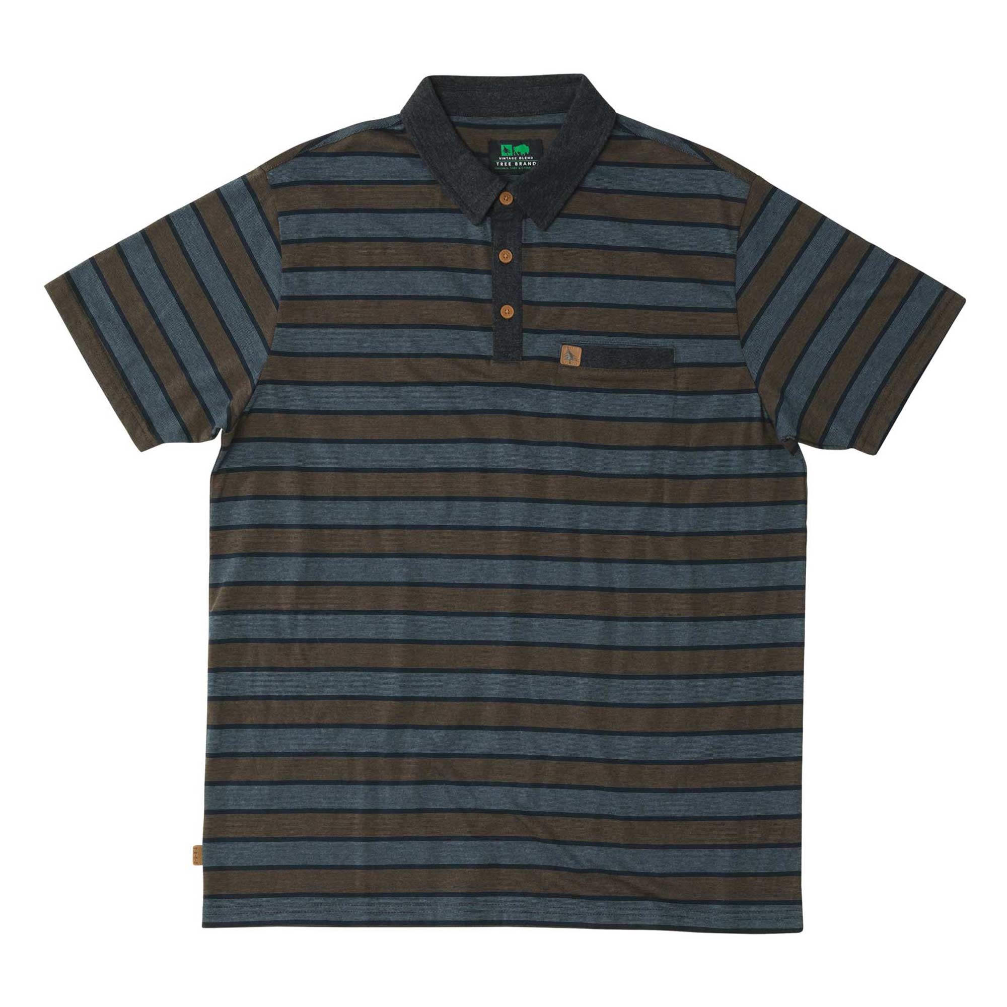 HIPPYTREE Polo FONTANA heather black