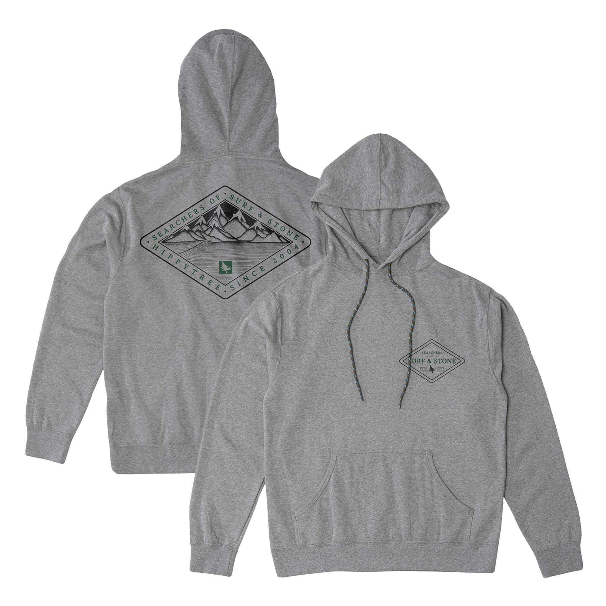 HIPPYTREE Sweat STONECREST Hoody heather grey