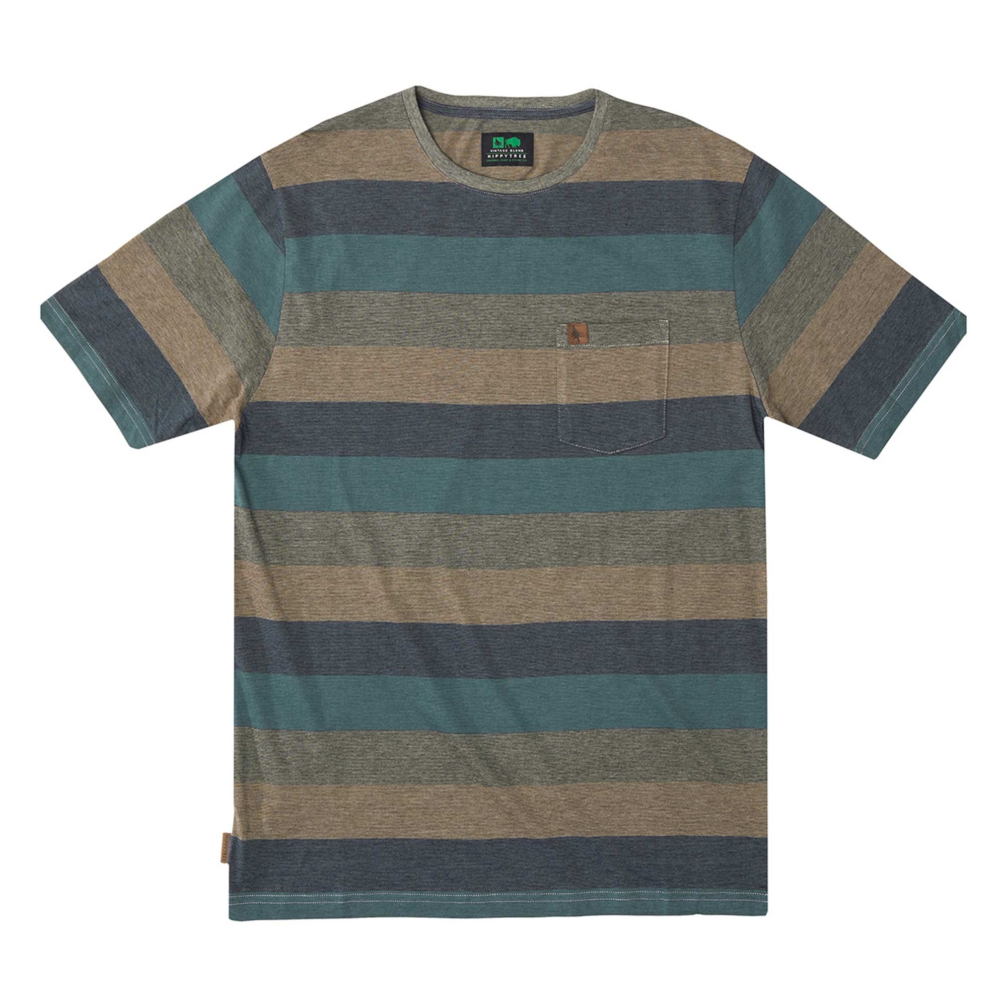 HIPPYTREE T-Shirt RIVERTON KNIT heather blue
