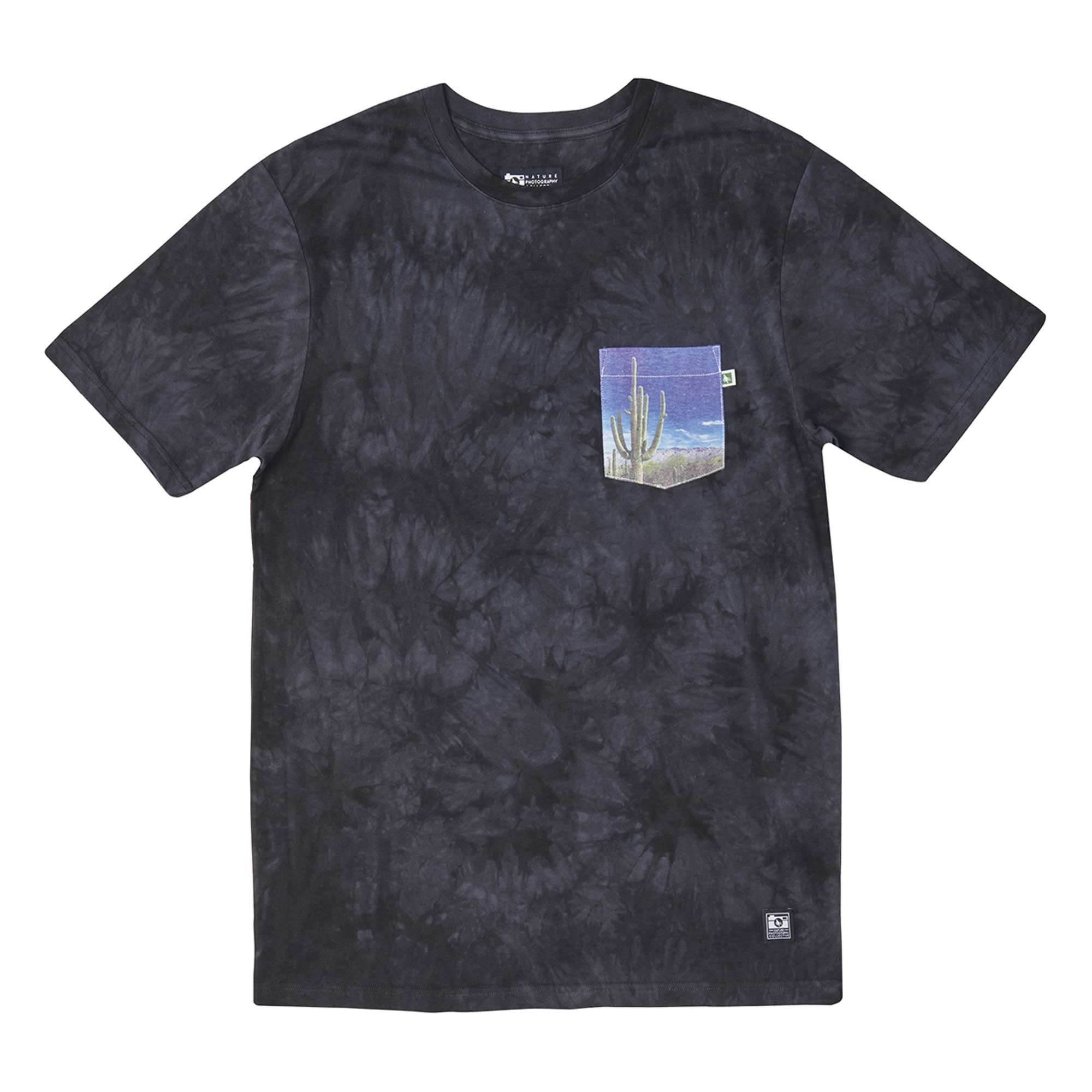 HIPPYTREE T-Shirt SAGUARO CLOUD WASH asphalt