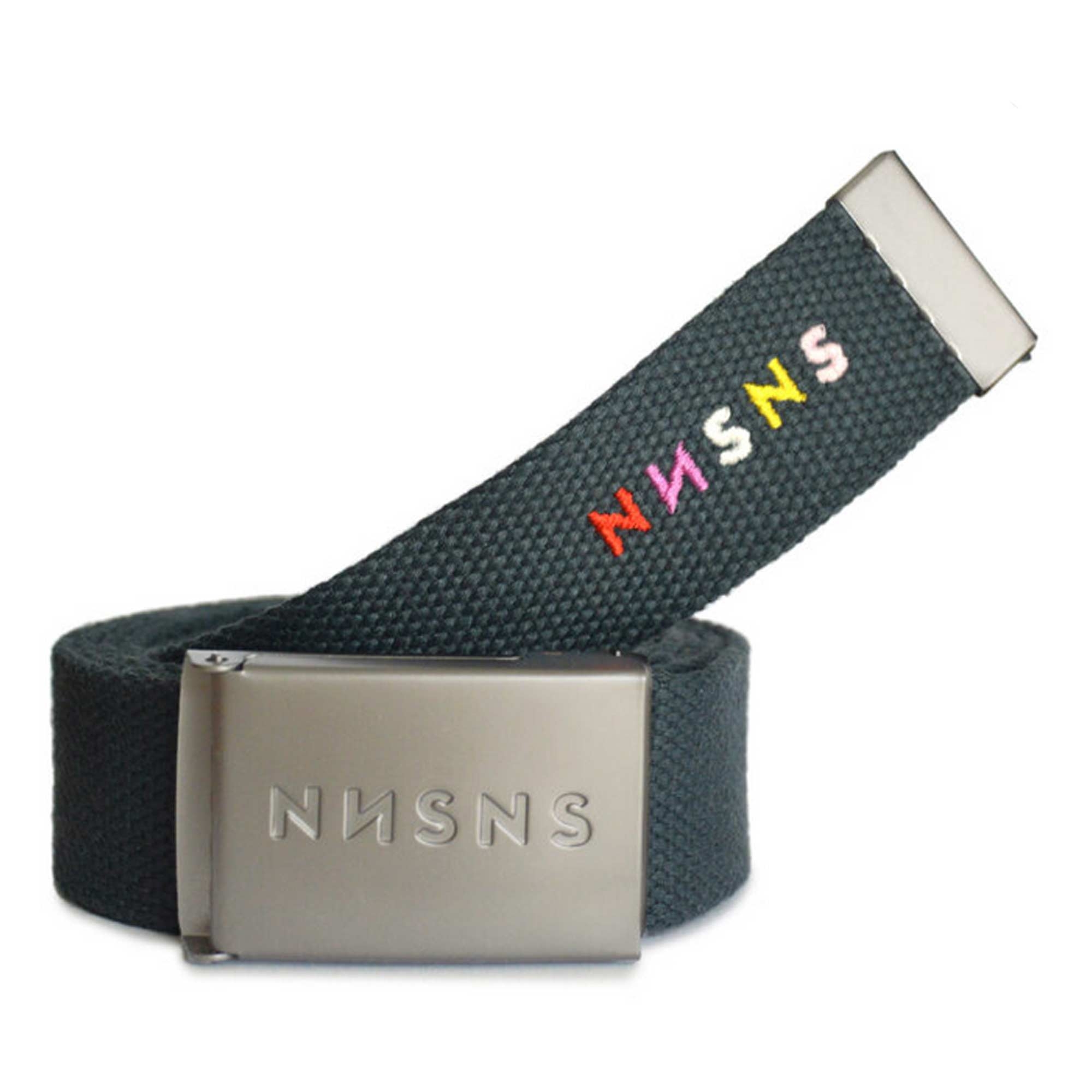 NNSNS BELT WHIP BRUSHED GUNMETAL, grey