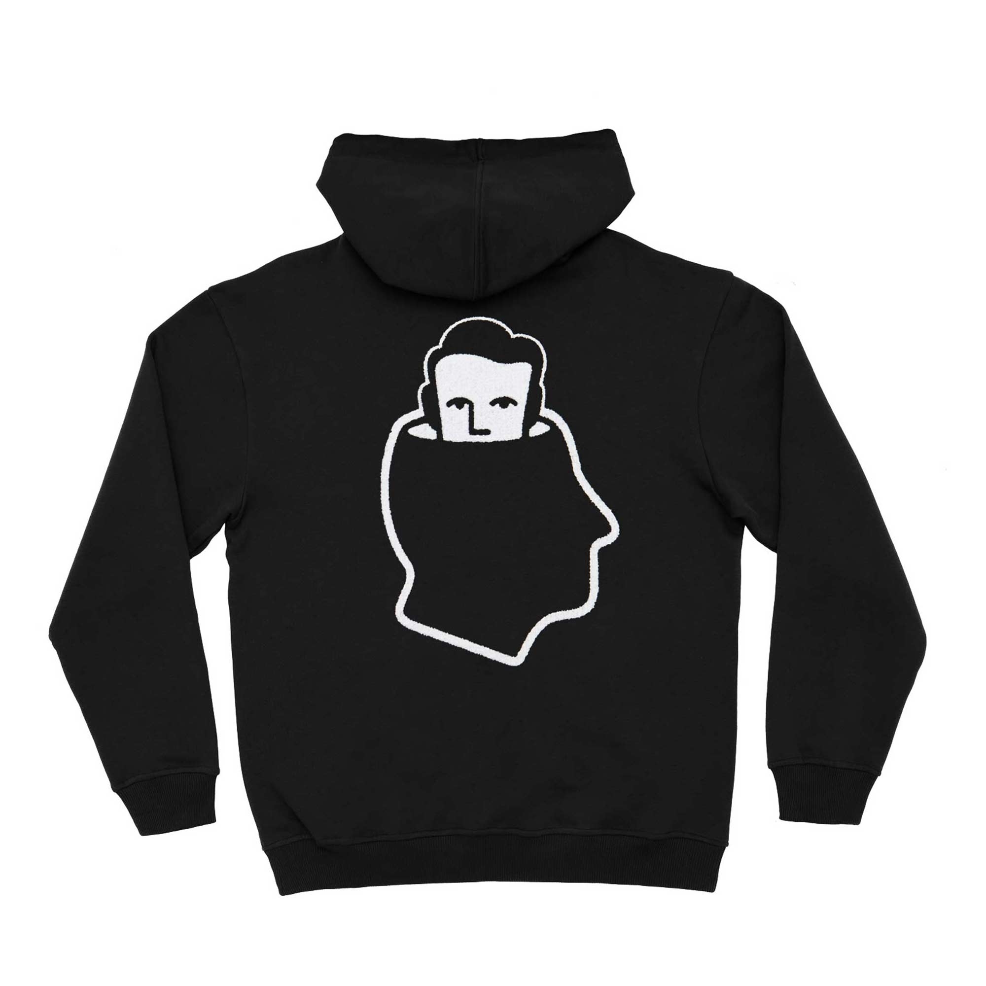 NNSNS Sweat HEAD LOGO Hooded black