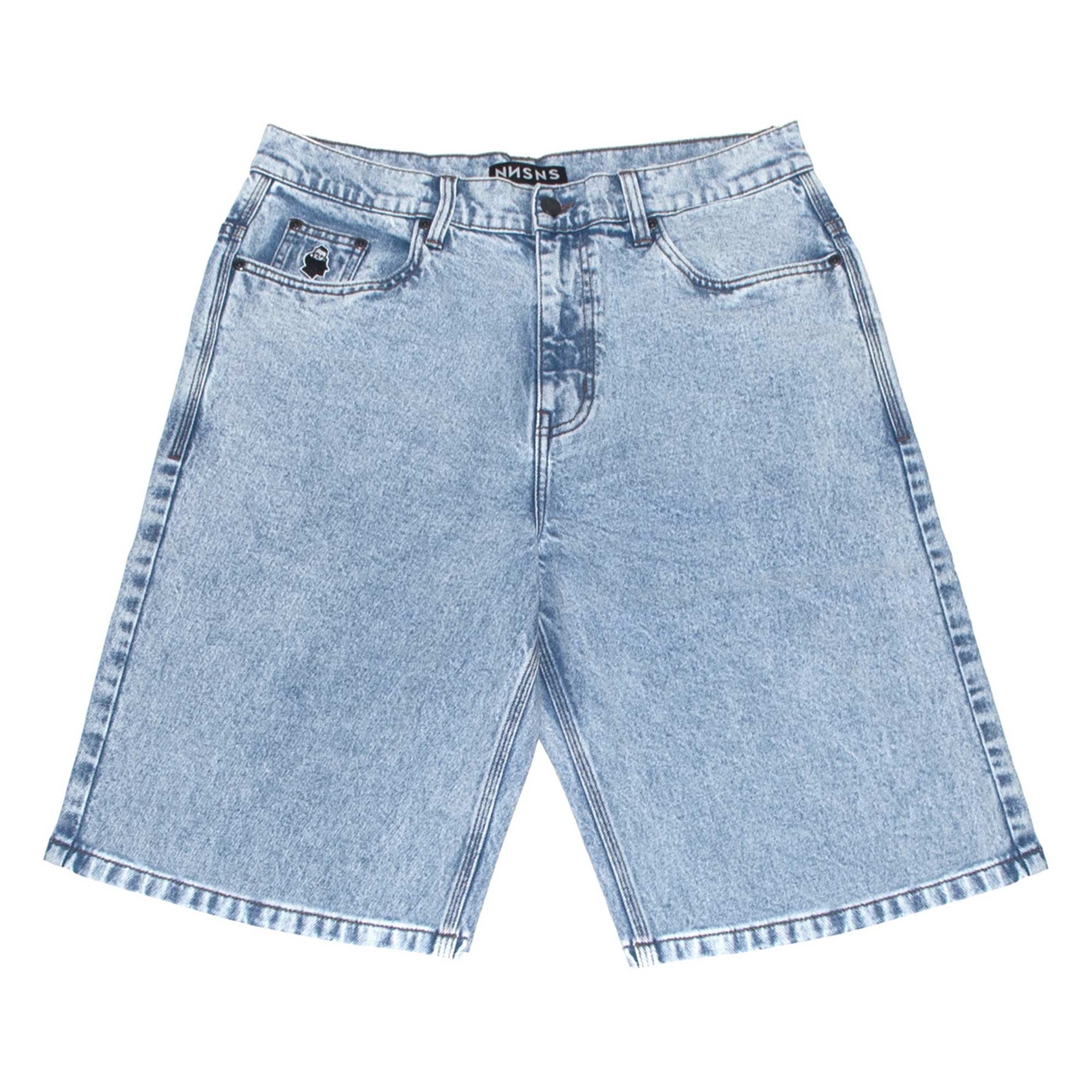 NNSNS Pant Short BIGGERFOOT JORT acid blue stretch
