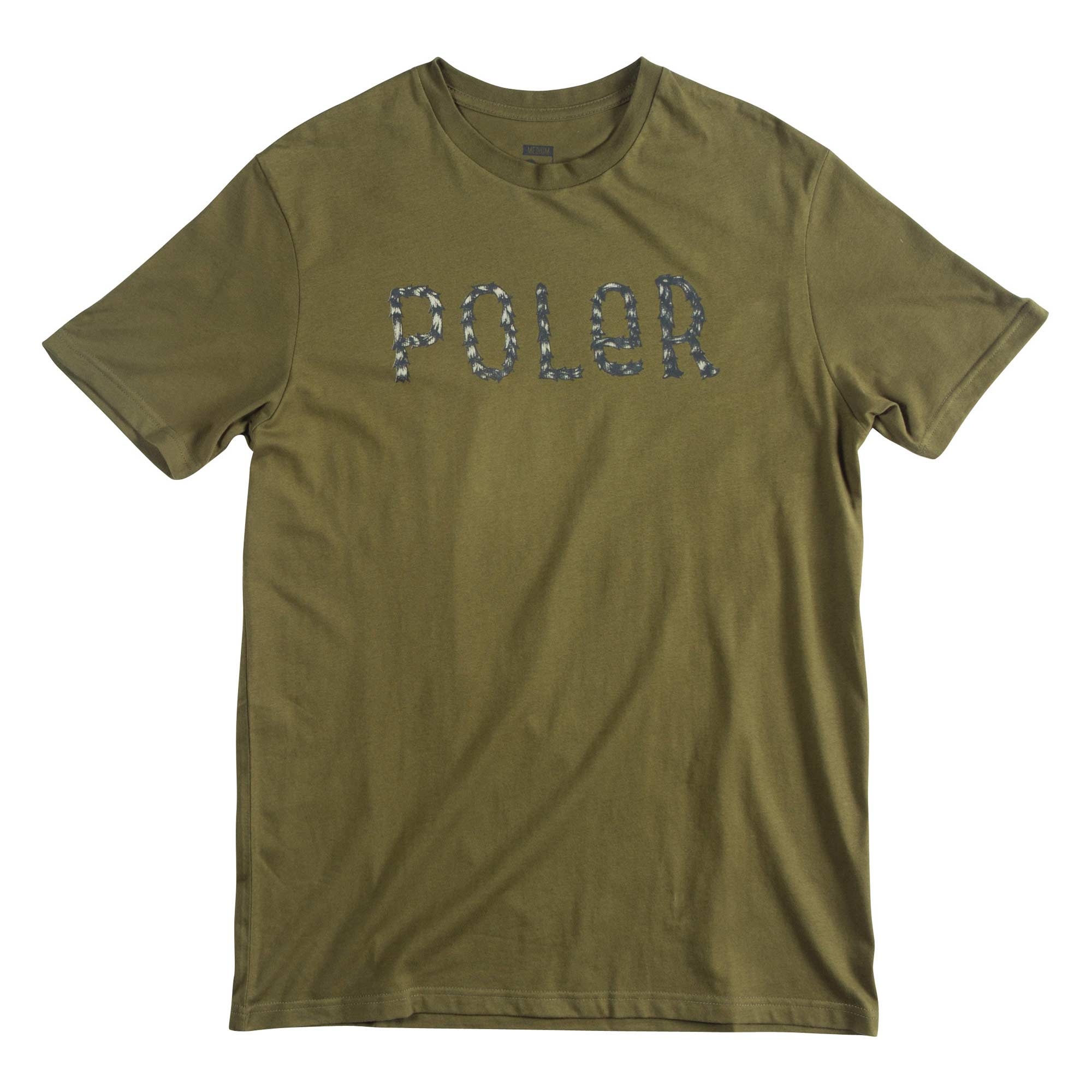 POLER T-Shirt FURRY FONT mossy