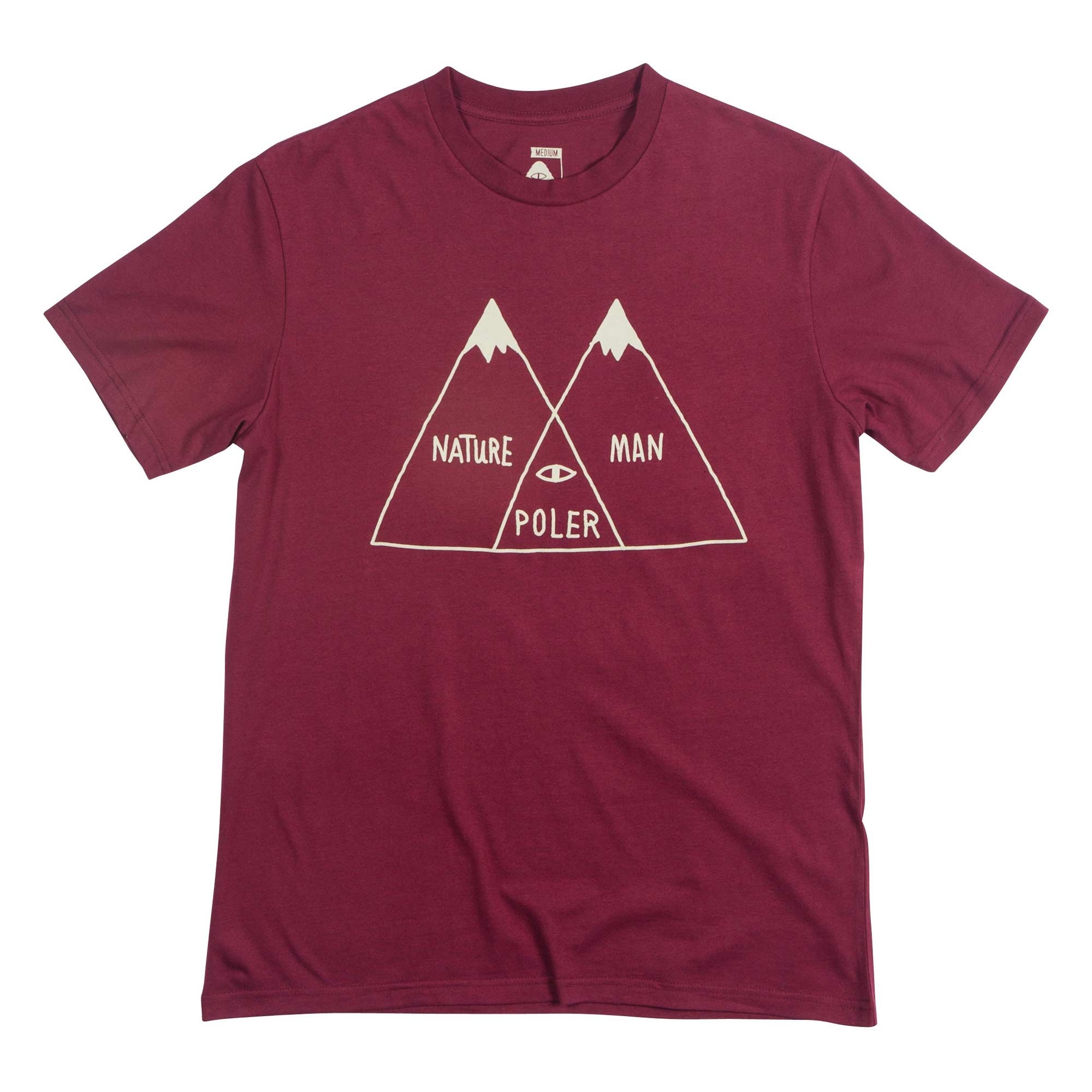 POLER T-Shirt VENN DIAGRAM (MEN) sweet berry wine