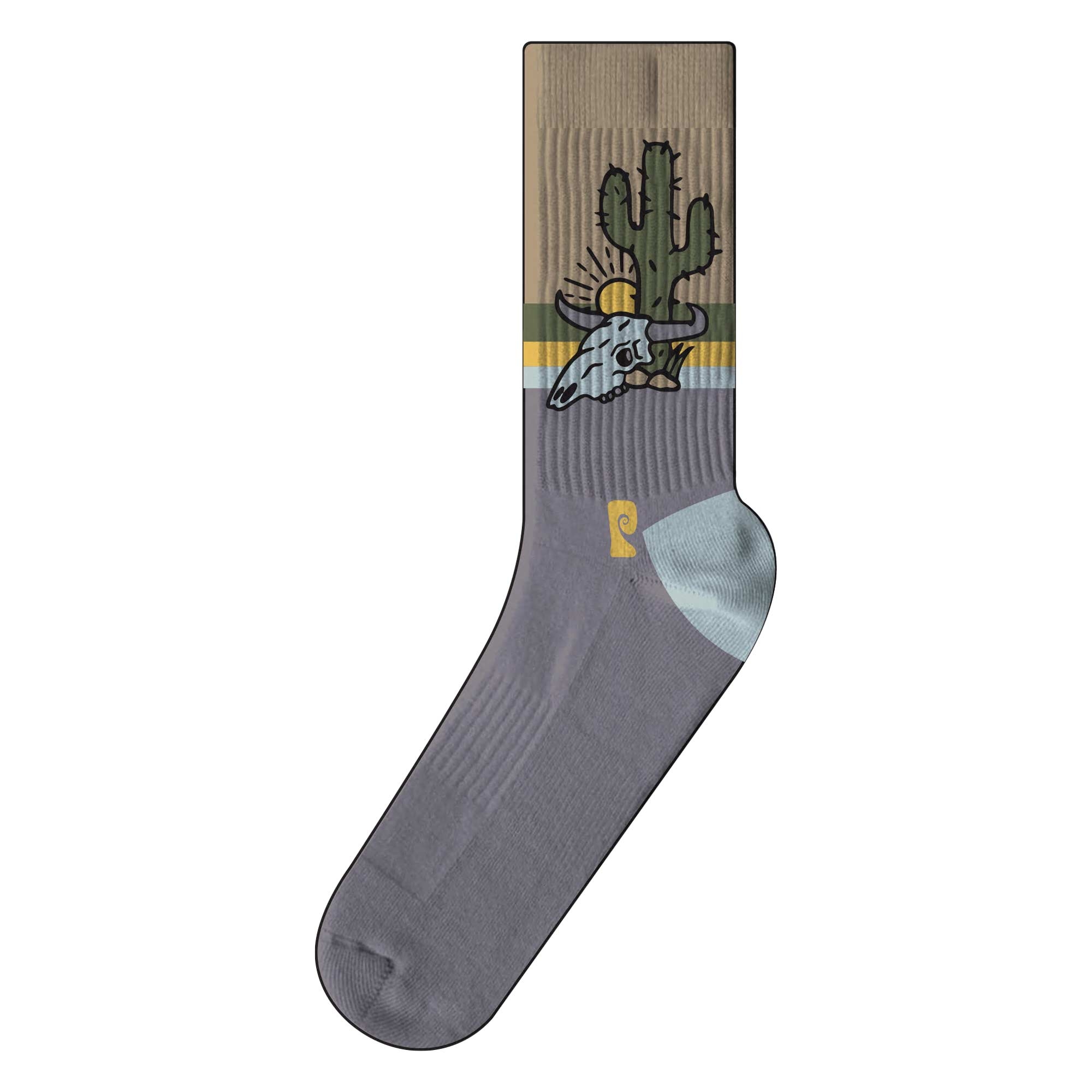 PSOCKADELIC Socks DUDE RANCH 1-Pair, grey