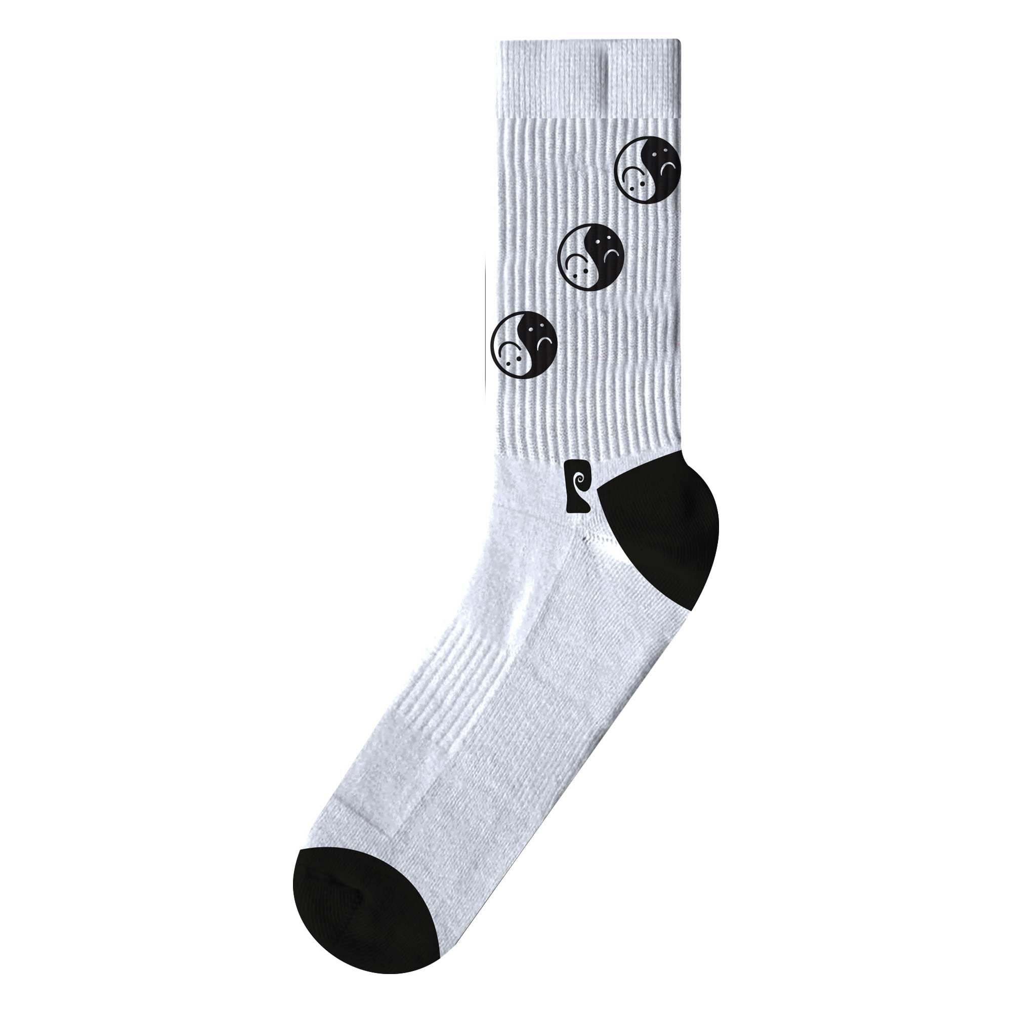 PSOCKADELIC Socks HAPPY SAD 1-Pair, white