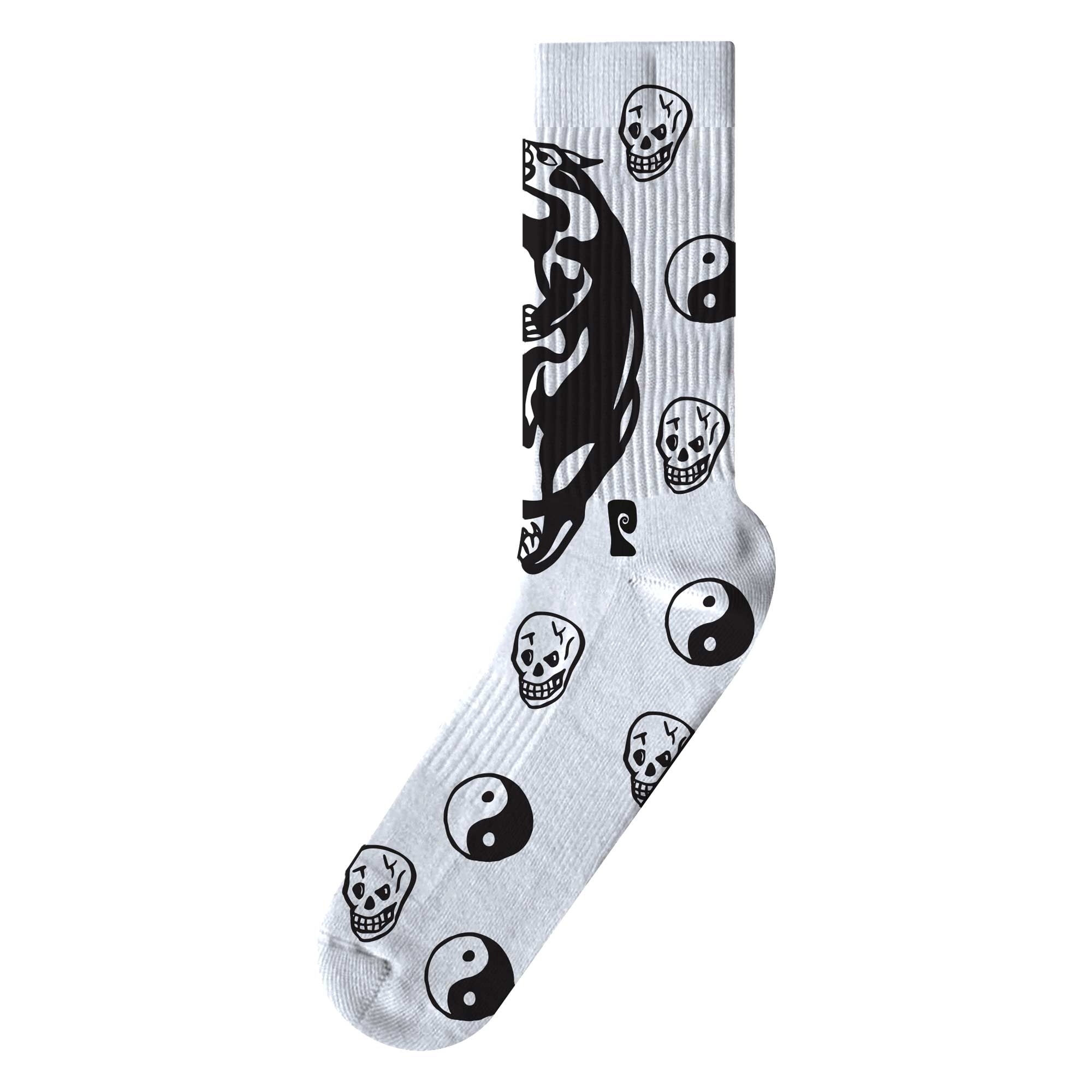 PSOCKADELIC Socks PANTHER DEATH 1-Pair, white