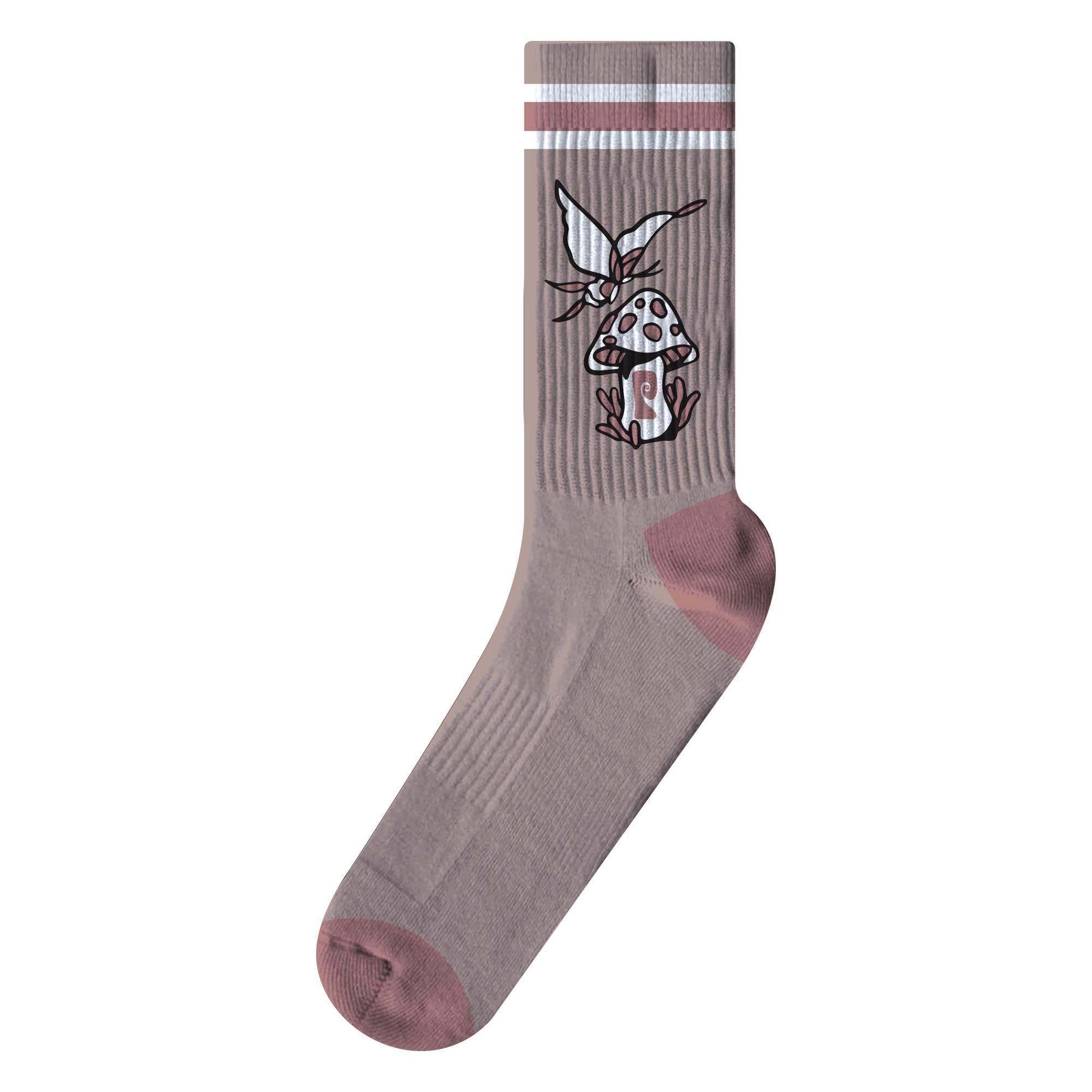 PSOCKADELIC Socks SHROOM FLY 1-Pair, tan