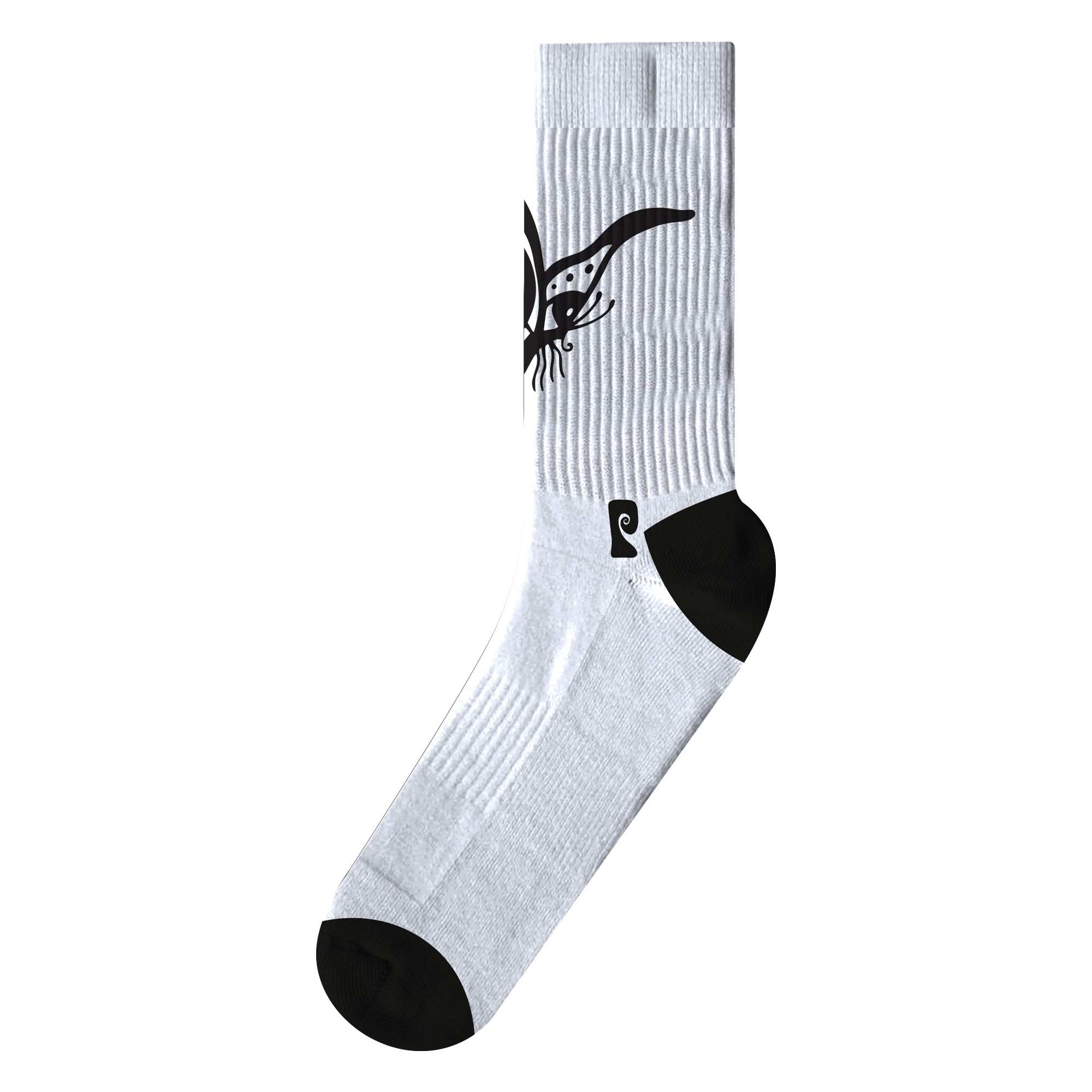 PSOCKADELIC Socks YING YANG BUTTERFLY 1-Pair, white