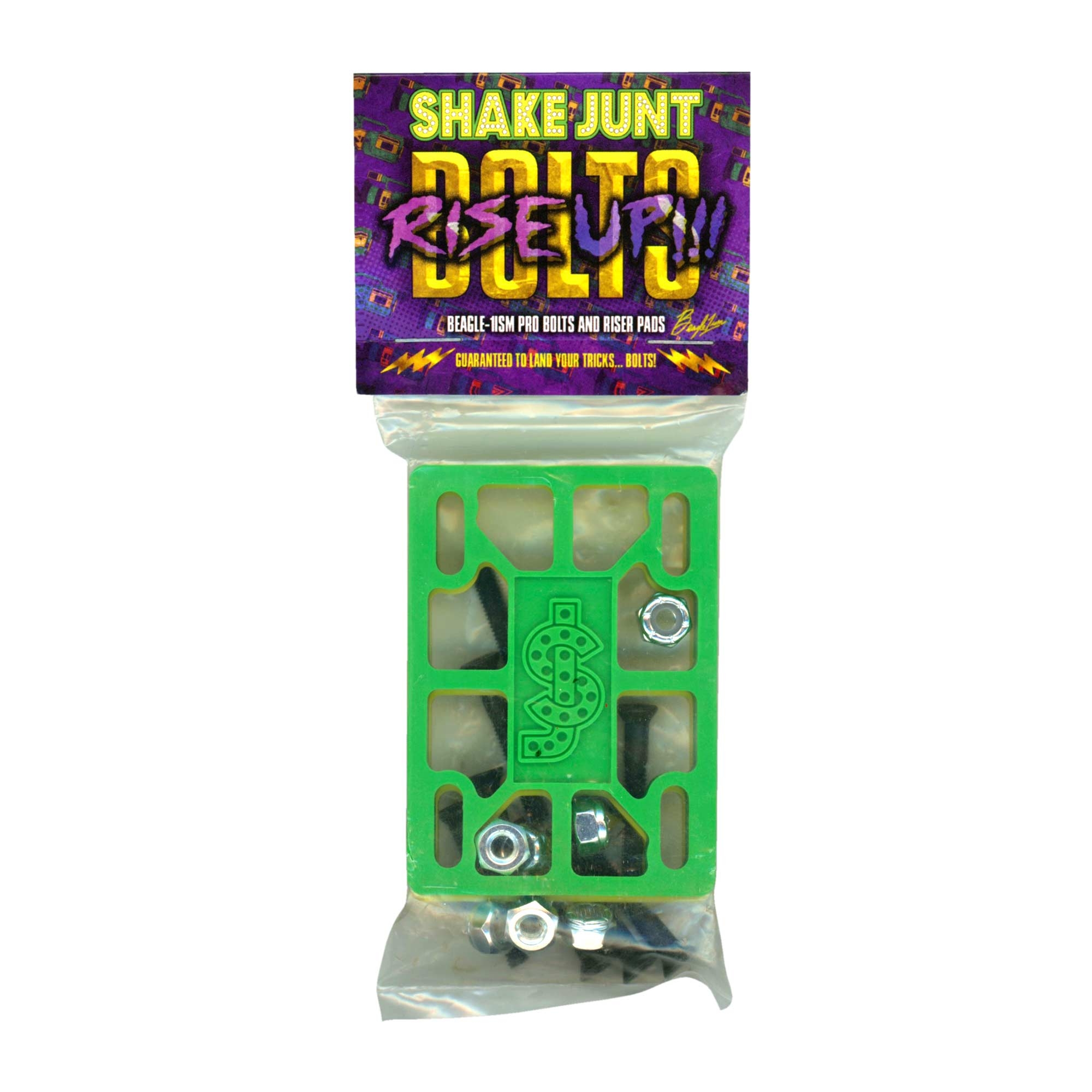 "SHAKE JUNT Riser Up BEAGLE 1.25" PHILIPS, green/yellow -"