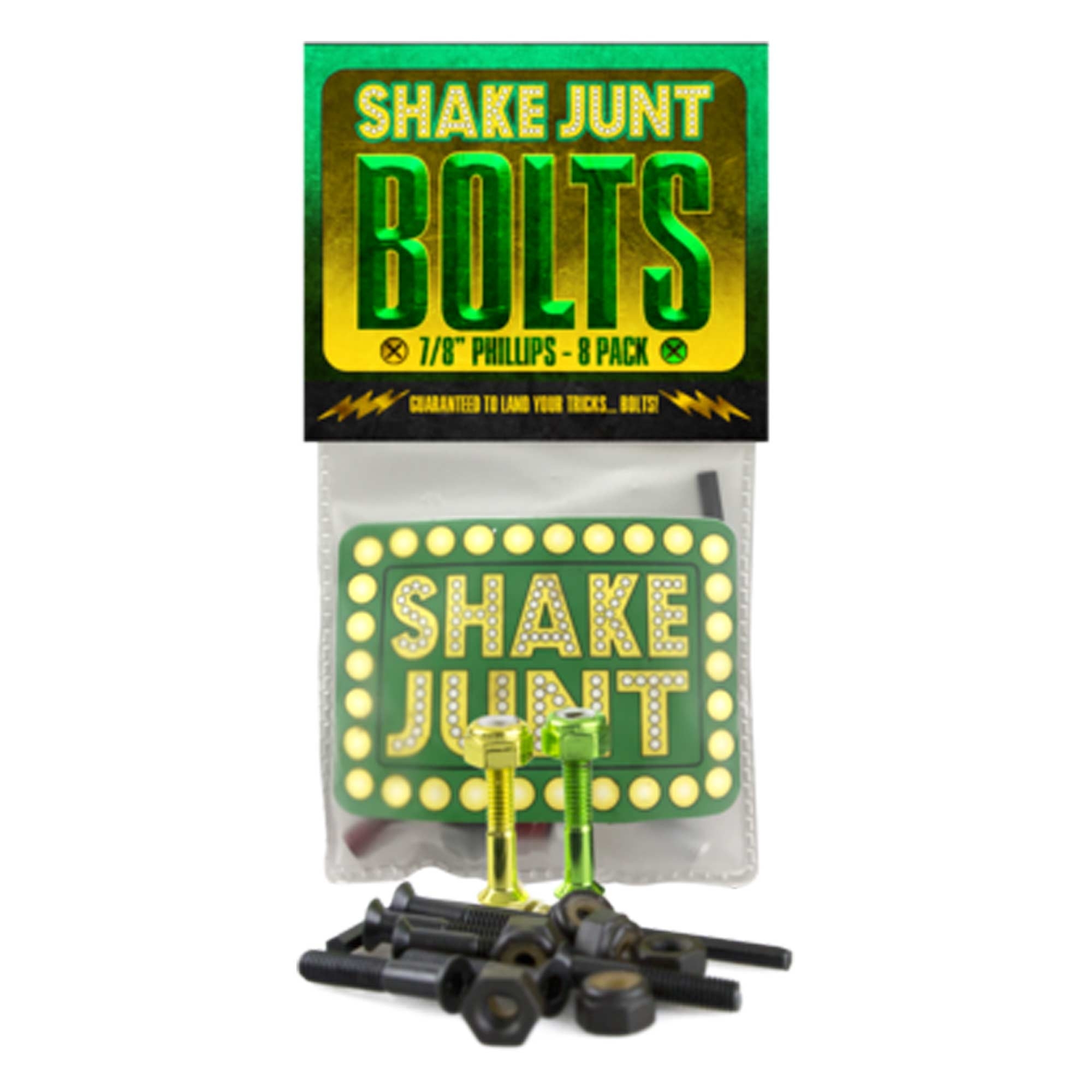 SHAKE JUNT Montagesatz PHILLIPS SJ HARDWARE 78 1gr/1ye/6bl 10pk green-yellow