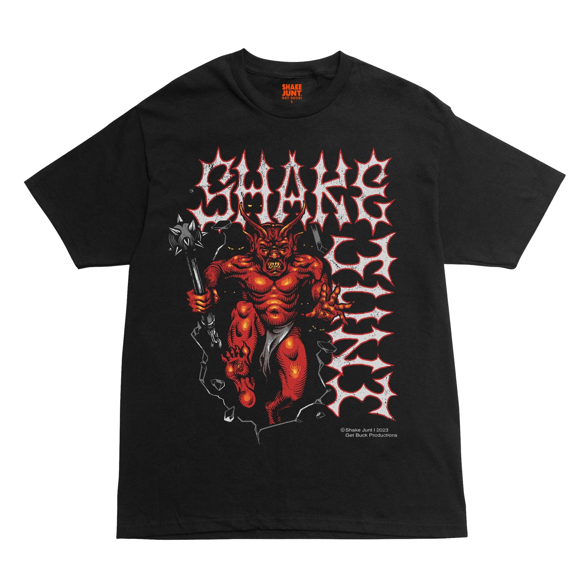 SHAKE JUNT T-Shirt ORC black