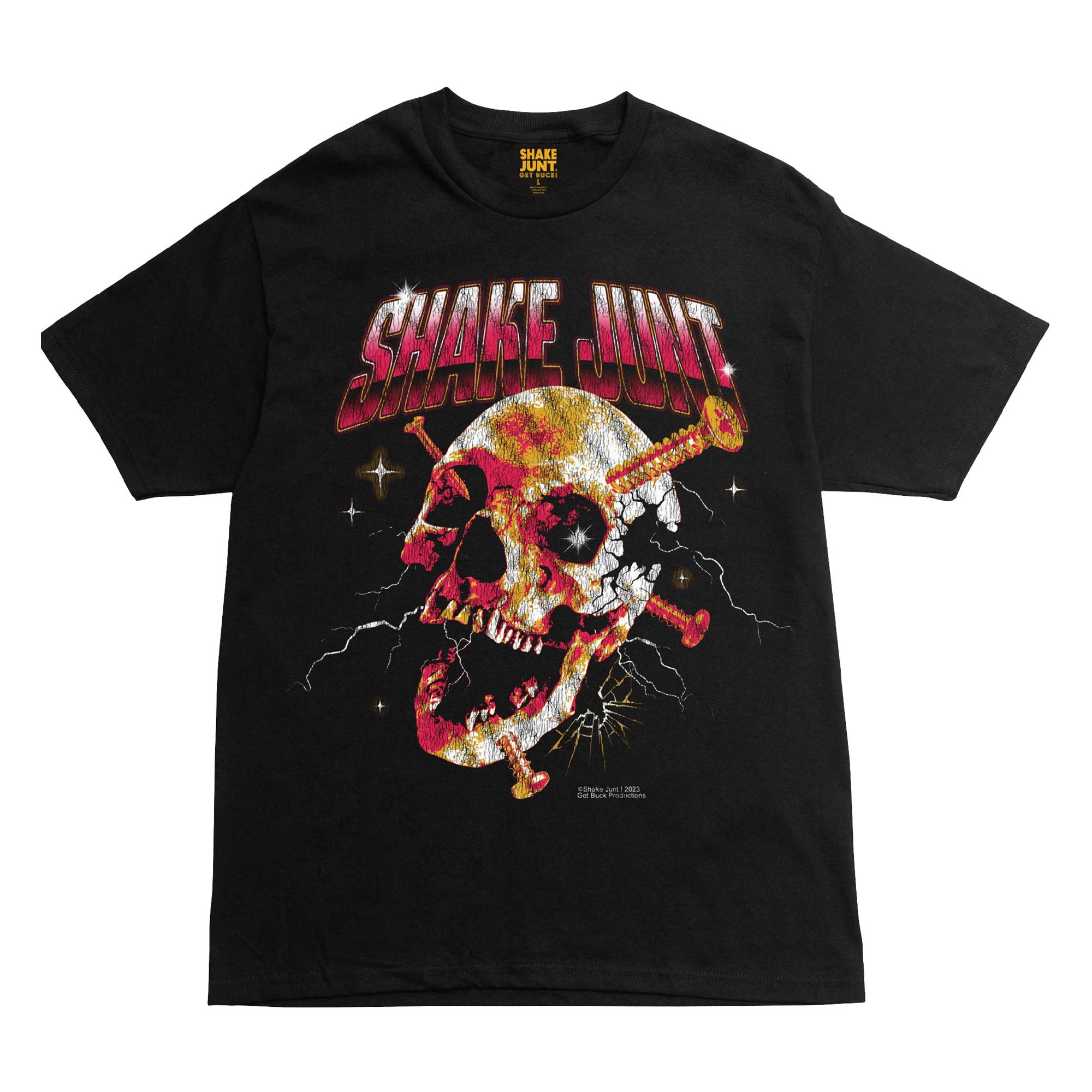SHAKE JUNT T-Shirt SKULL black