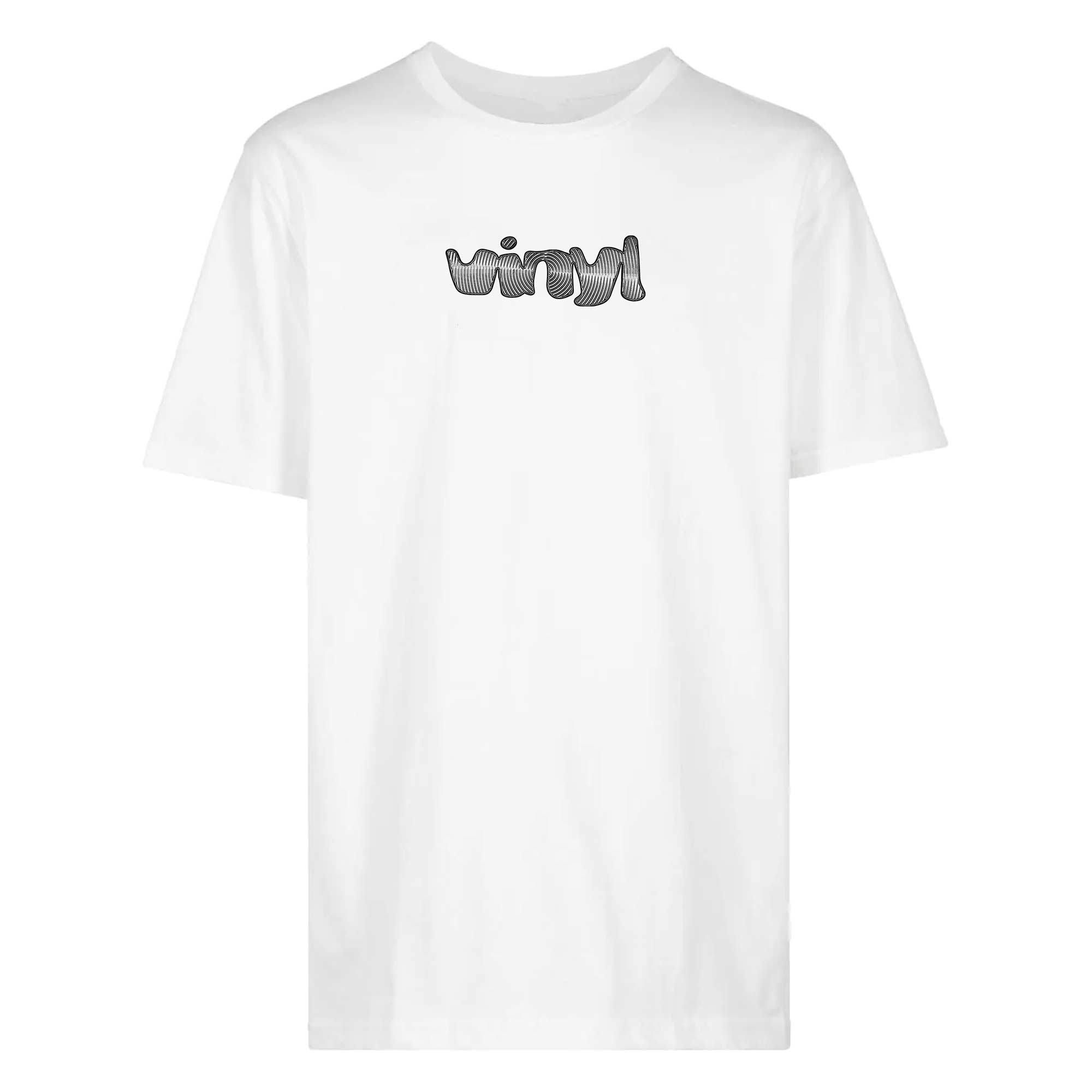 VINYL T-Shirt SPIRAL LOGO white