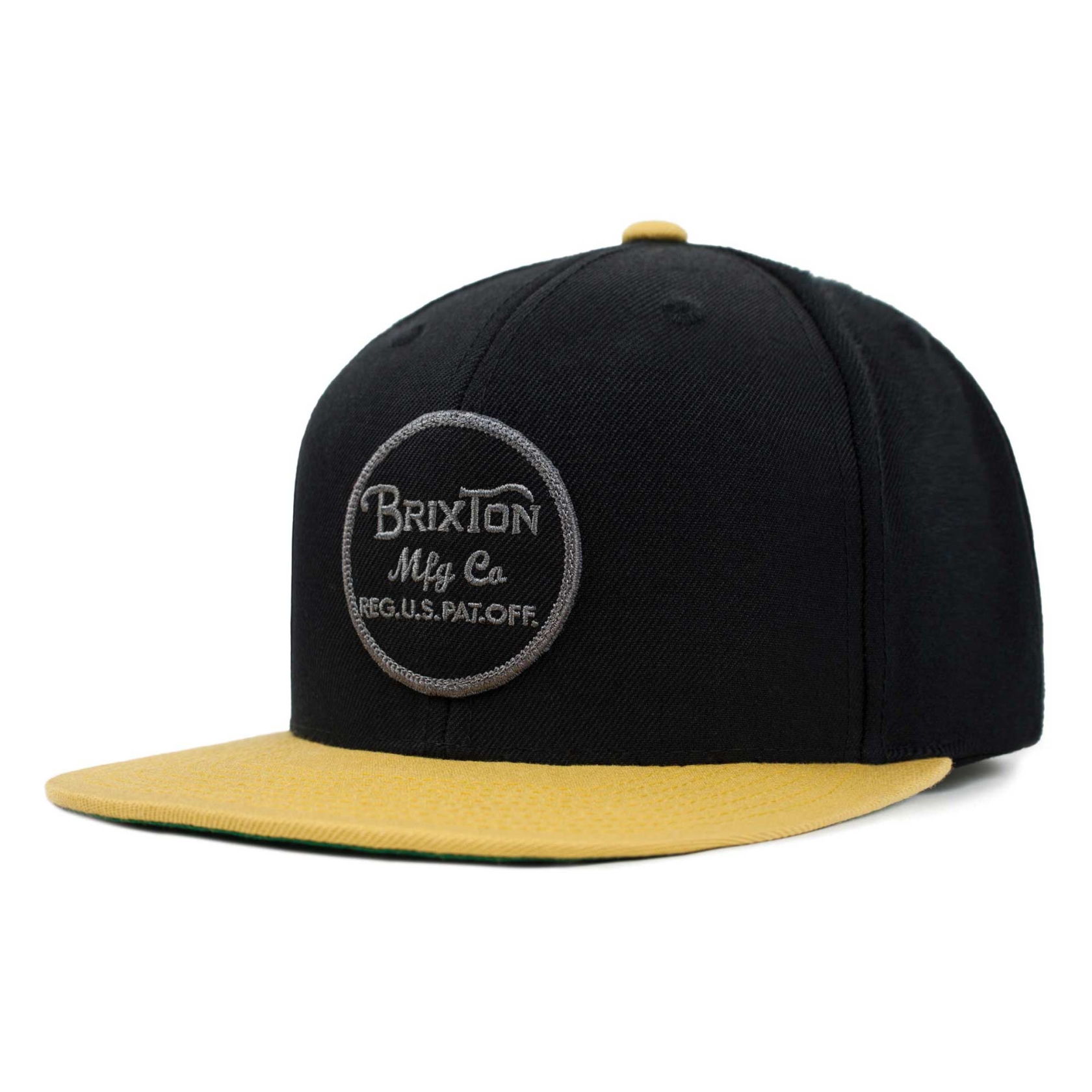 BRIXTON Cap WHEELER Snapback, black/gold