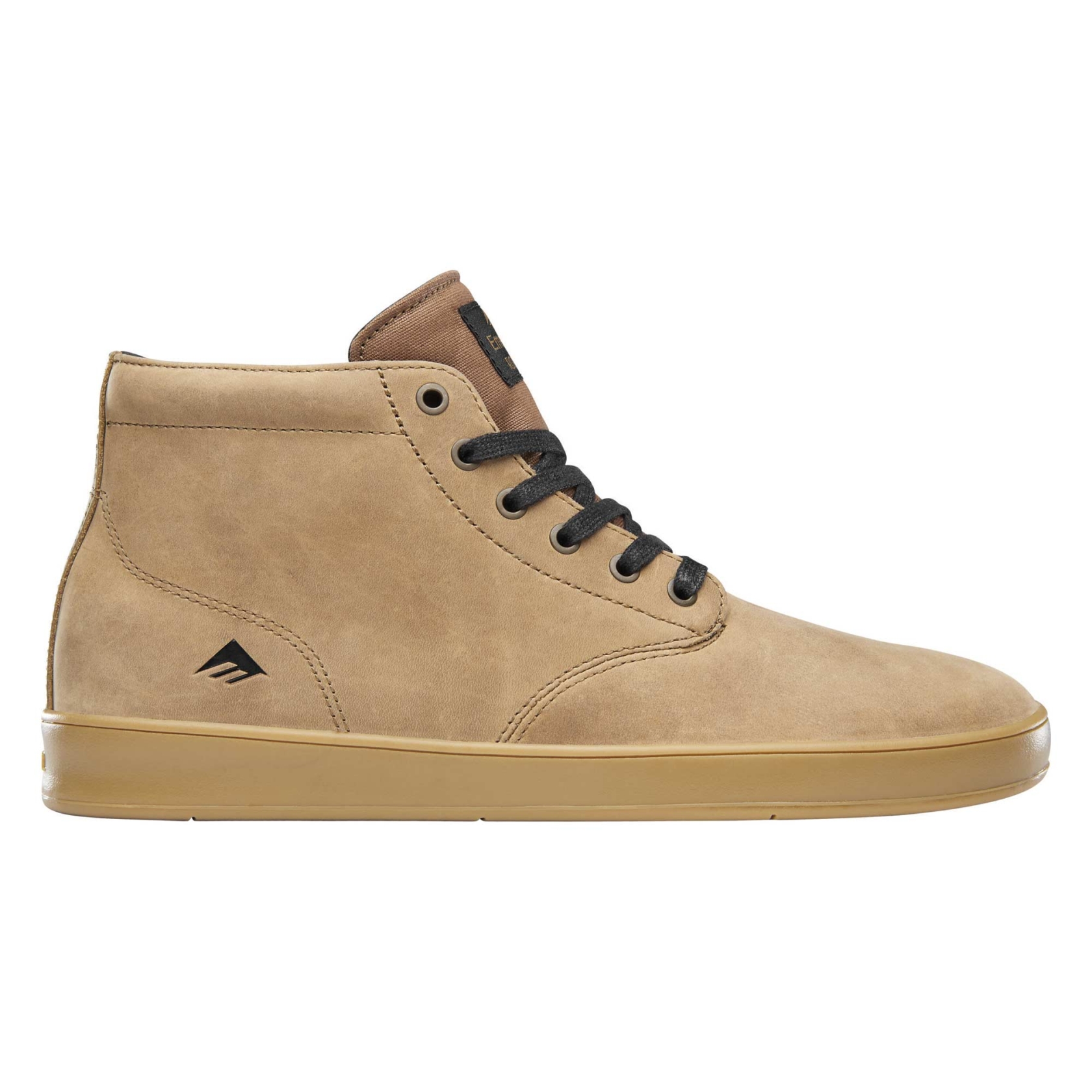 EMERICA Shoe ROMERO LACED HIGH bro/bla/gum brown/black/gum