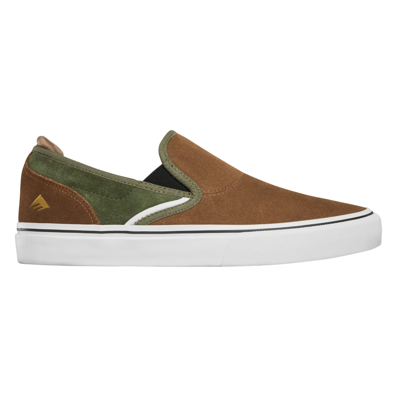 EMERICA Shoe WINO G6 SLIP-ON bro/gre brown/green