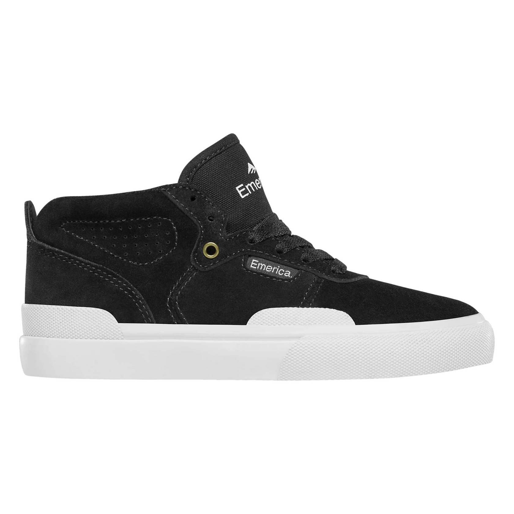 EMERICA Youths Shoe PILLAR bla/whi/gol black/white/gold