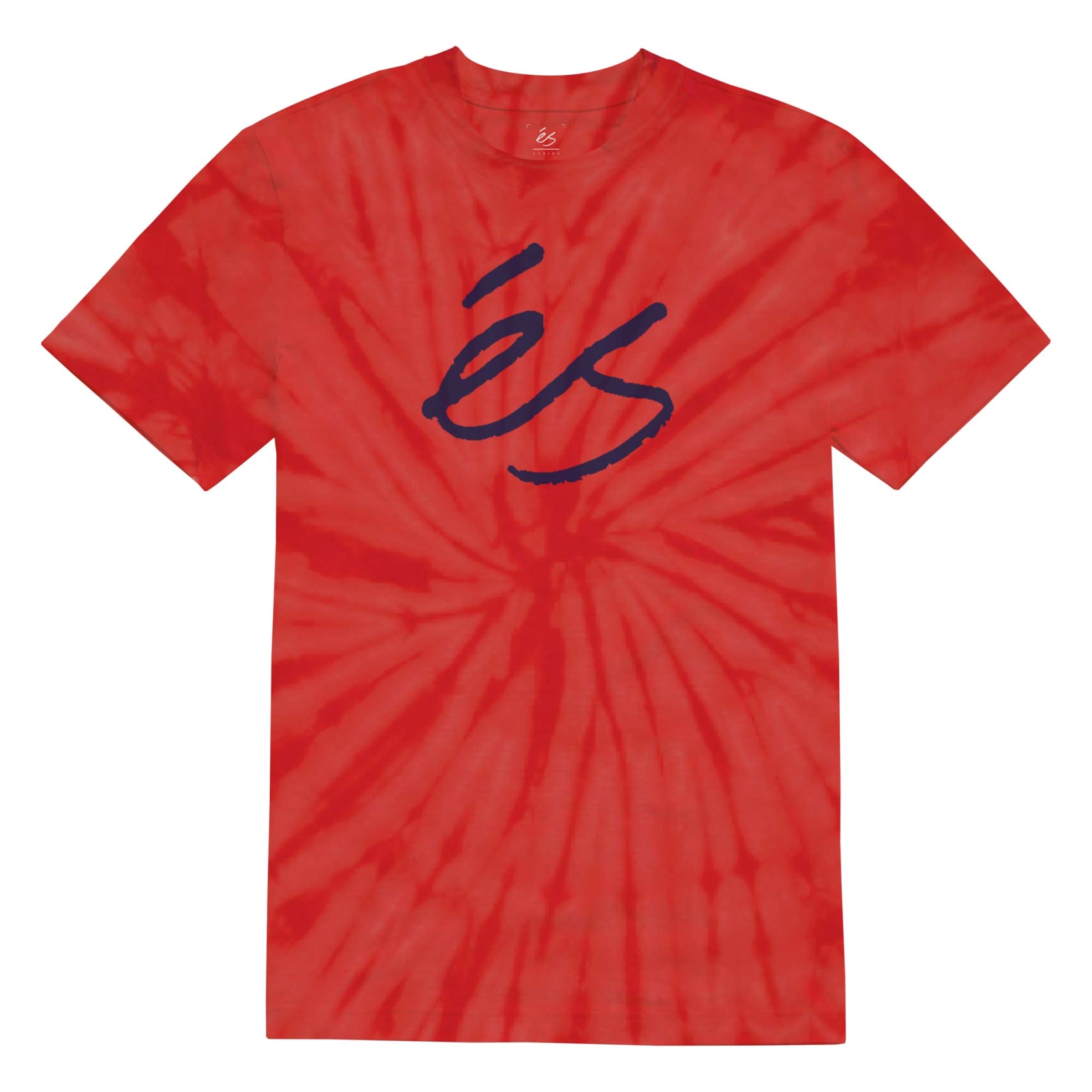 eS SKB T-Shirt SCRIPT TYE DYE red