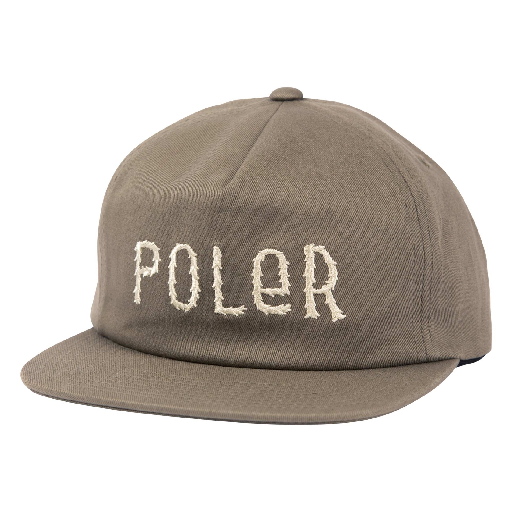 POLER Cap FUR FONT SNAPBACK, burnt olive
