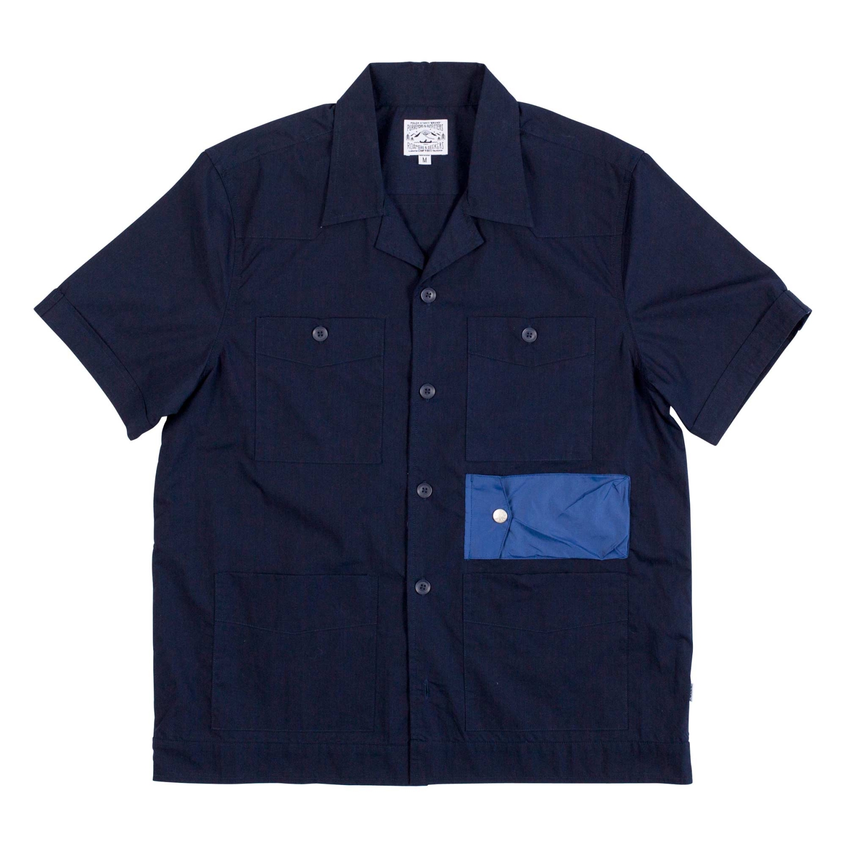 POLER SHIRT KEROUAC S/S WOVEN, navy