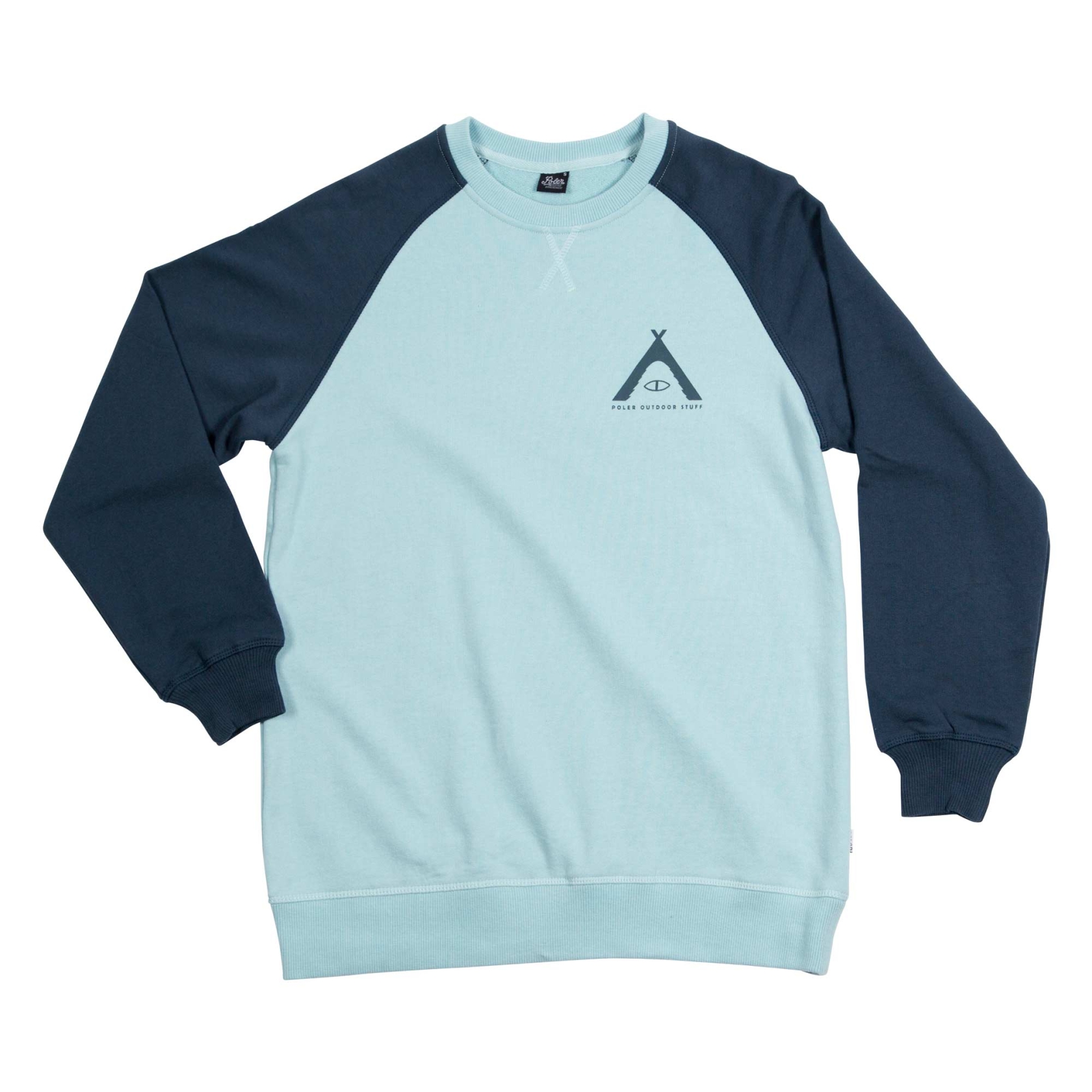 POLER Womens Sweat TENTED Crew stratosphere